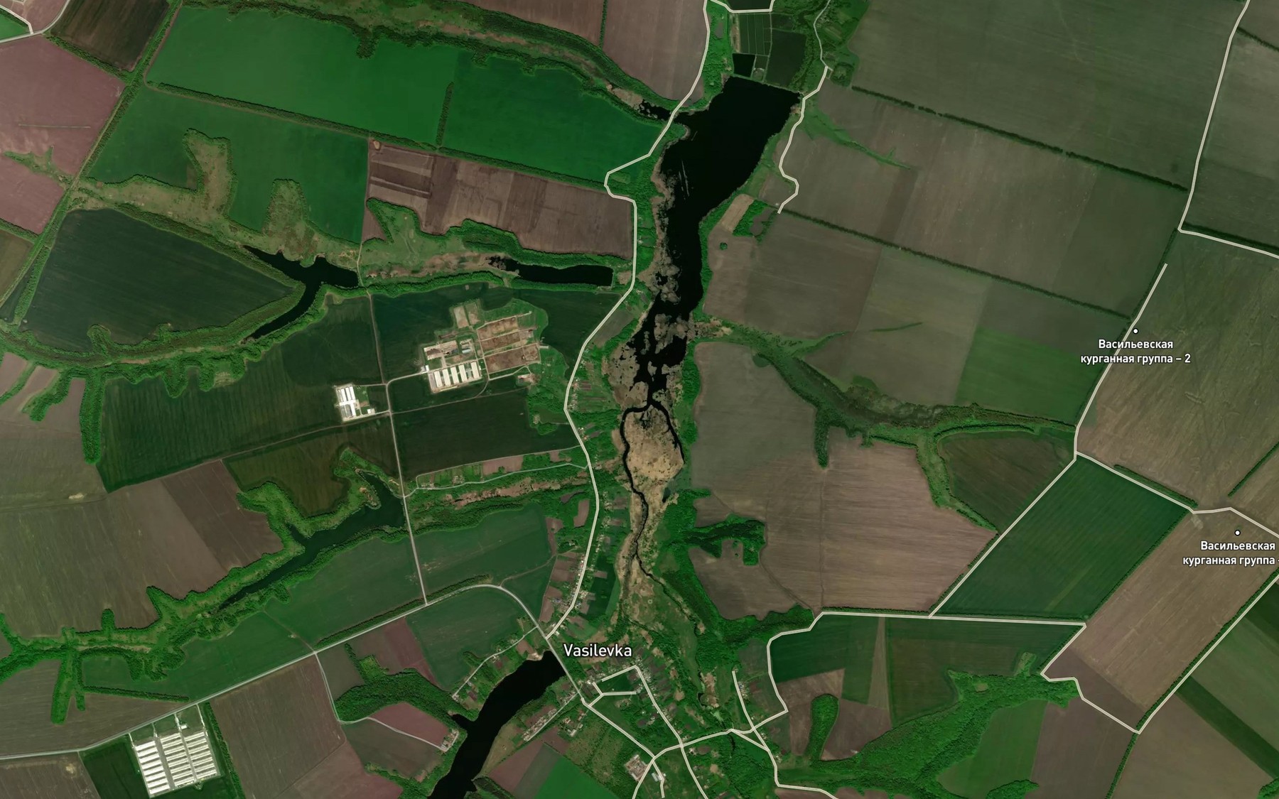 Satellite map of the Ivinka