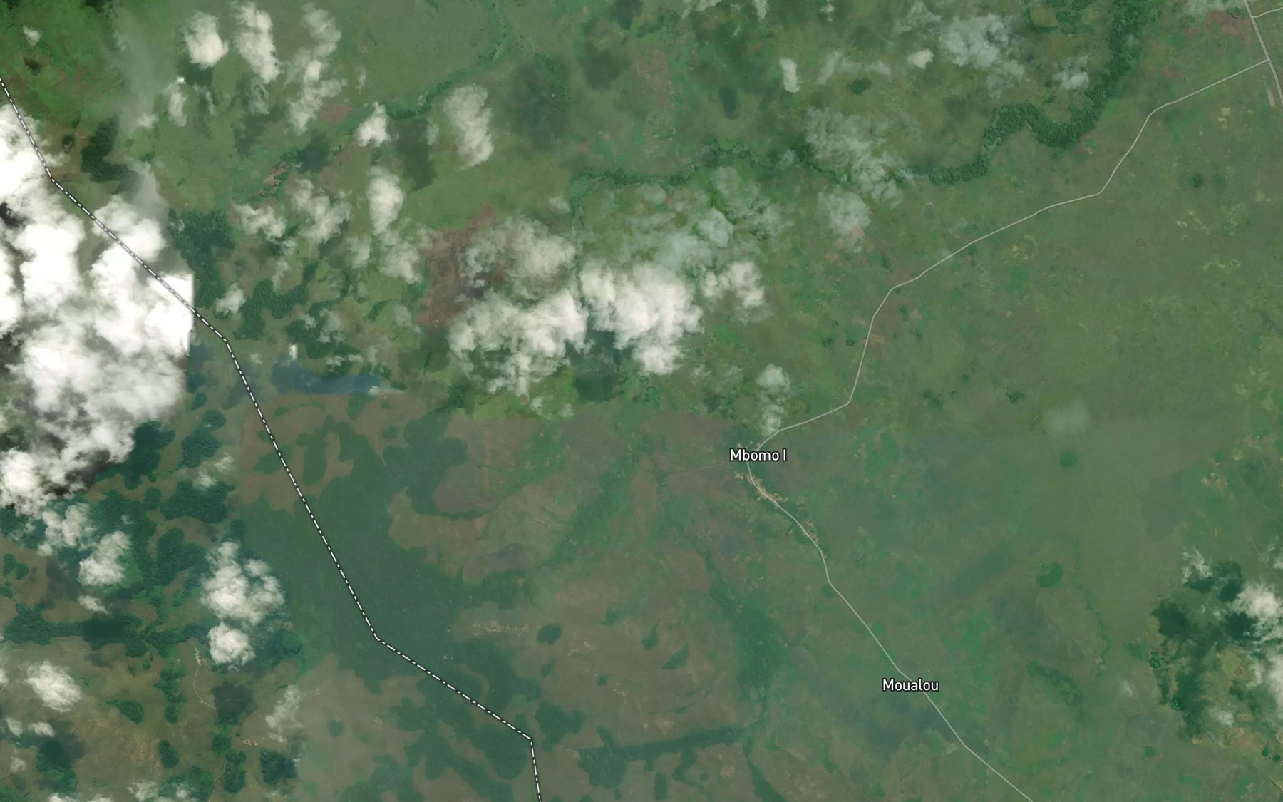 Satellite map of the Bongolo