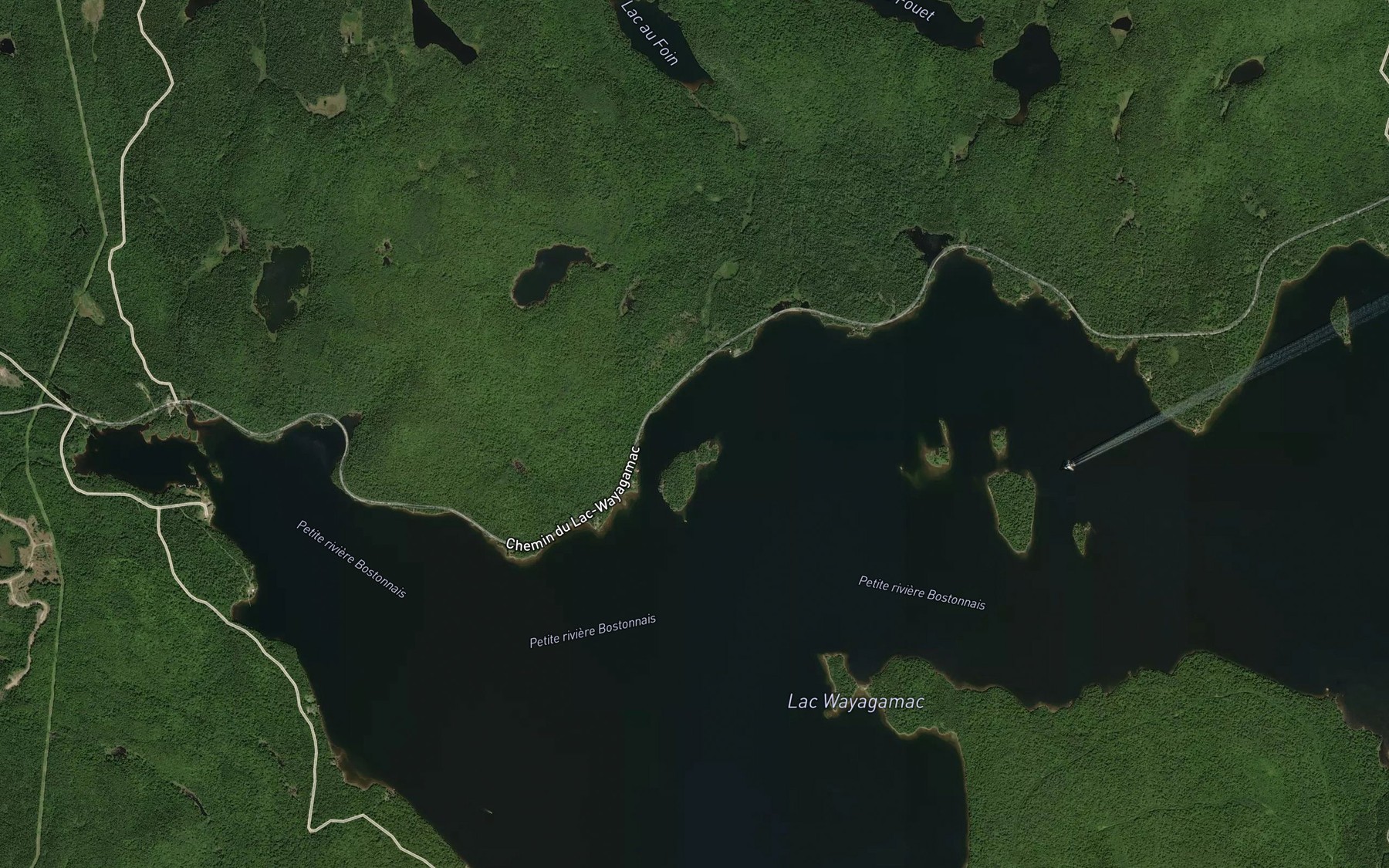 Satellite map of the Baie du Lagon