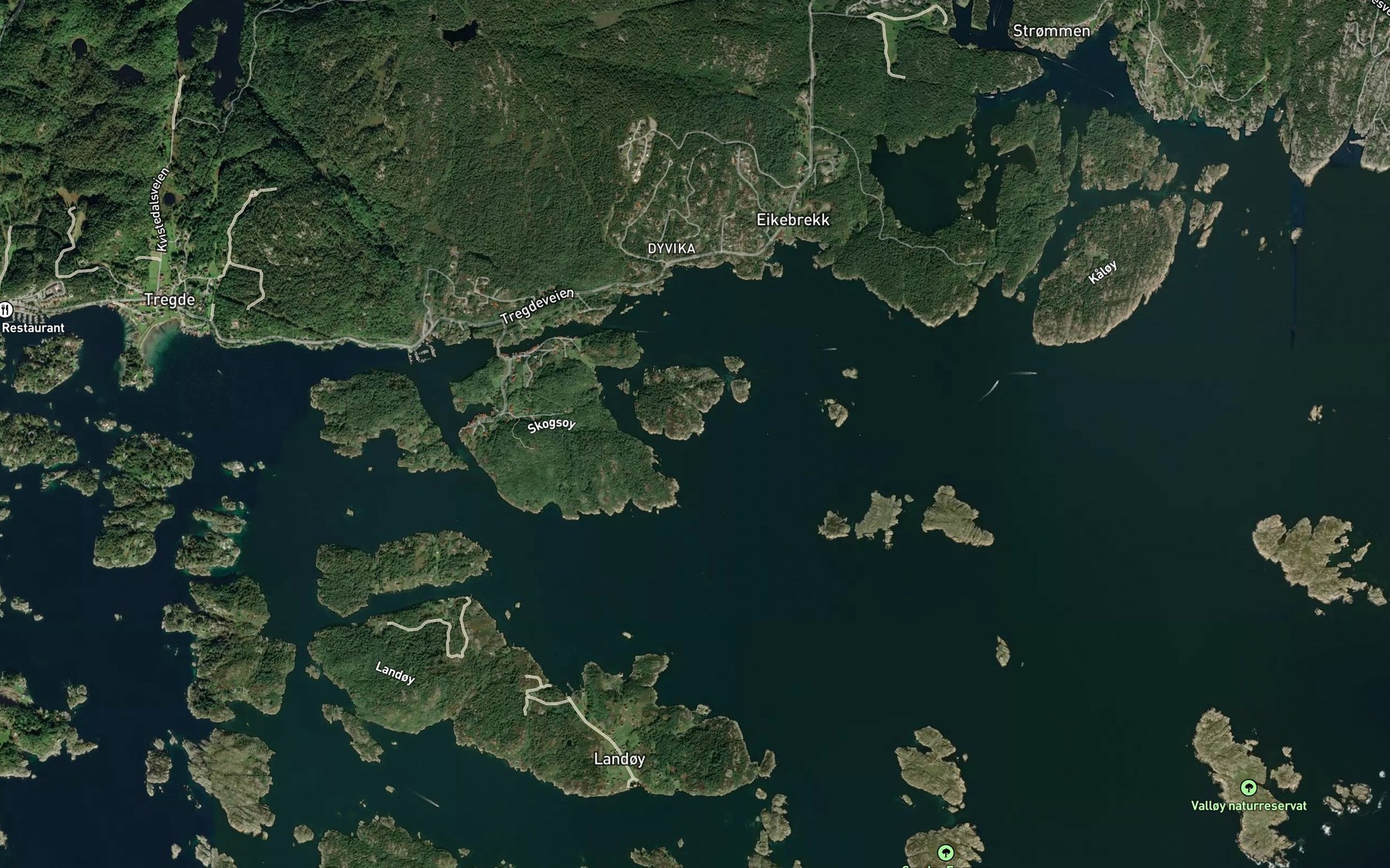 Satellite map of the Paltoskbukta