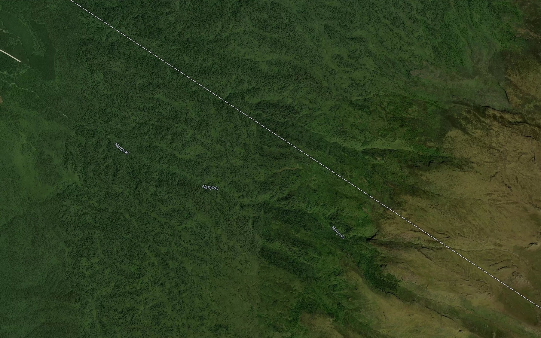 Satellite map of the South Nanyuki