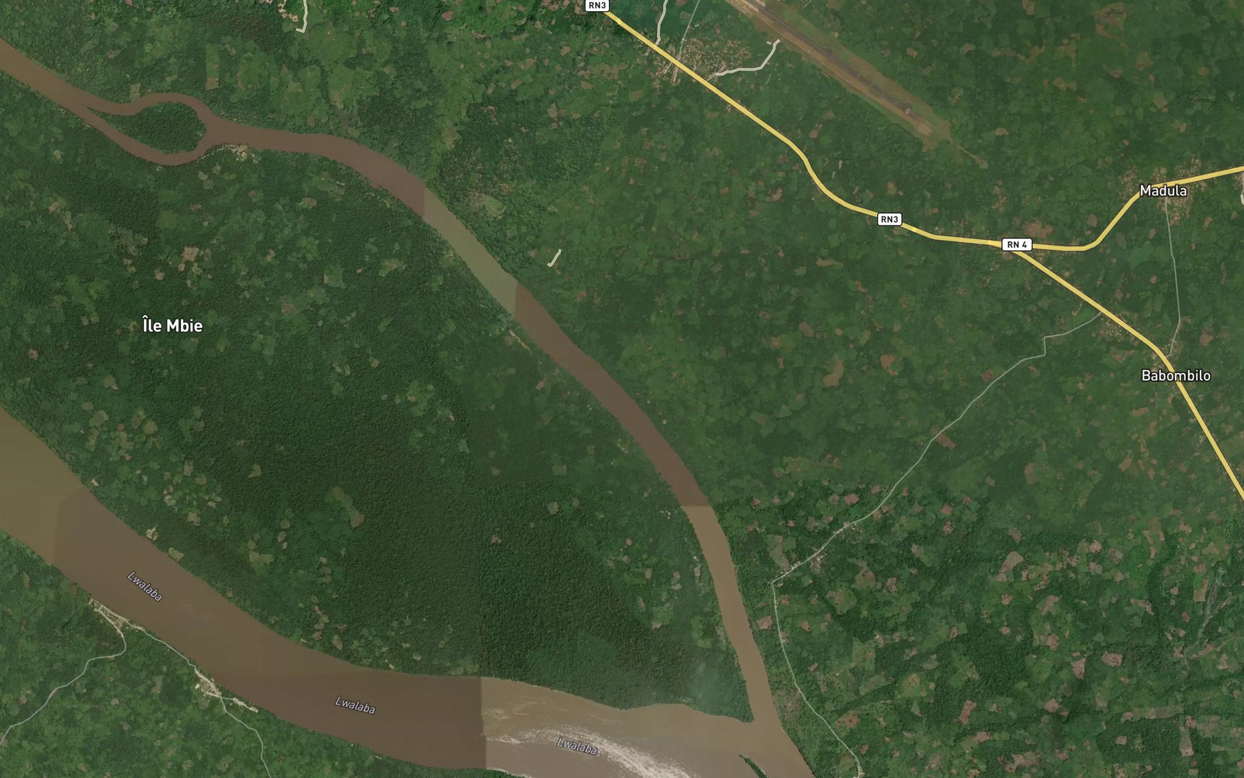 Satellite map of the Avokoko