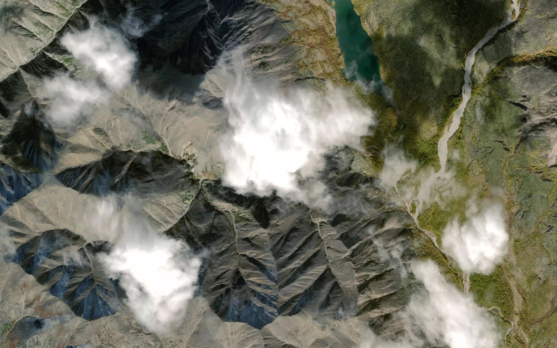 Satellite map of the Makdychindya