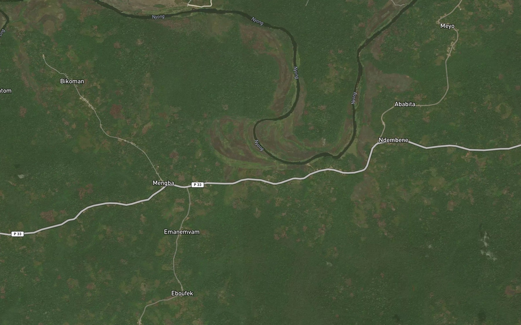 Satellite map of the Ndjamba