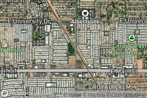 Val Vista Village Trailer Park Water Retention Basin