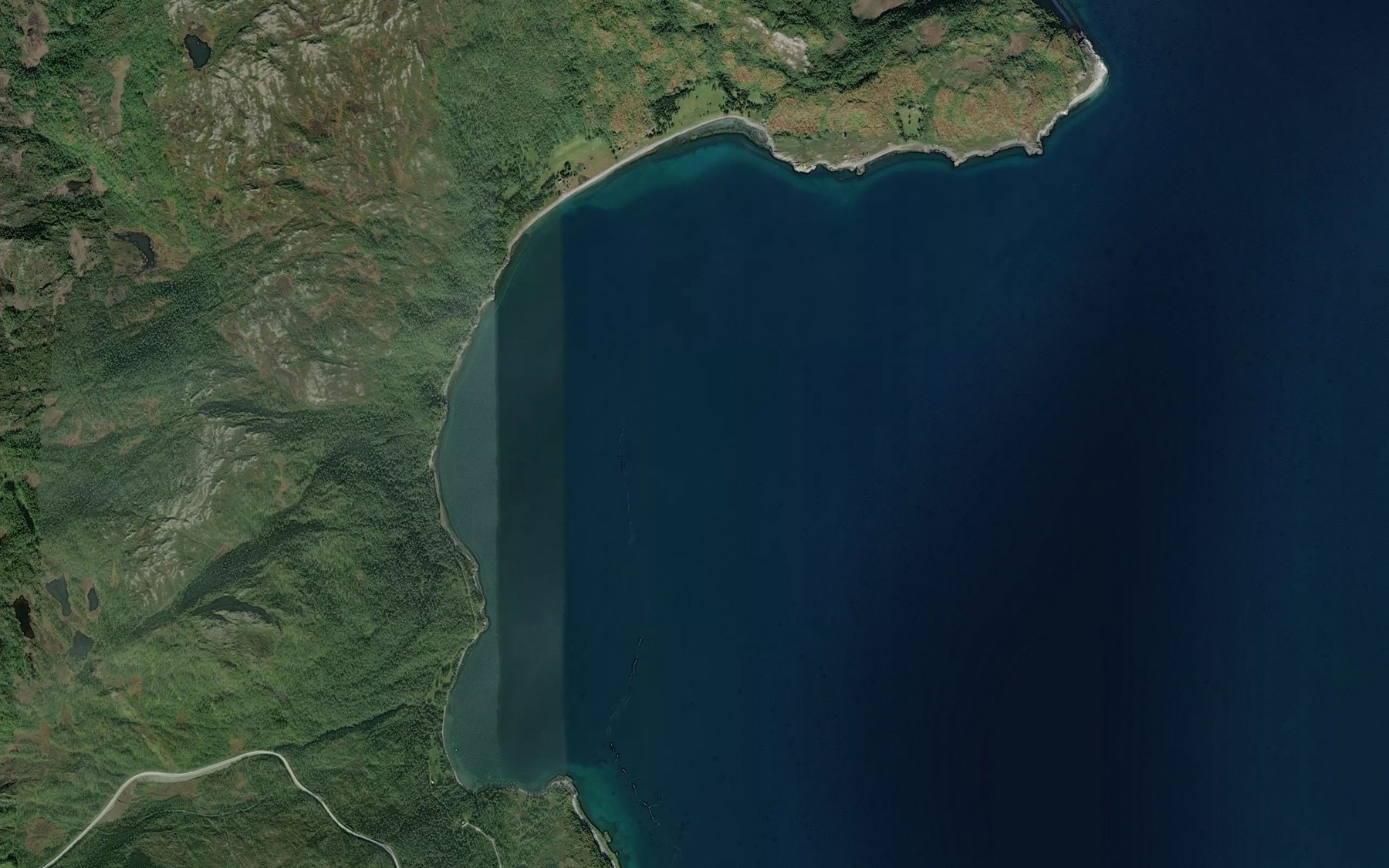 Satellite map of the Sokkelvika