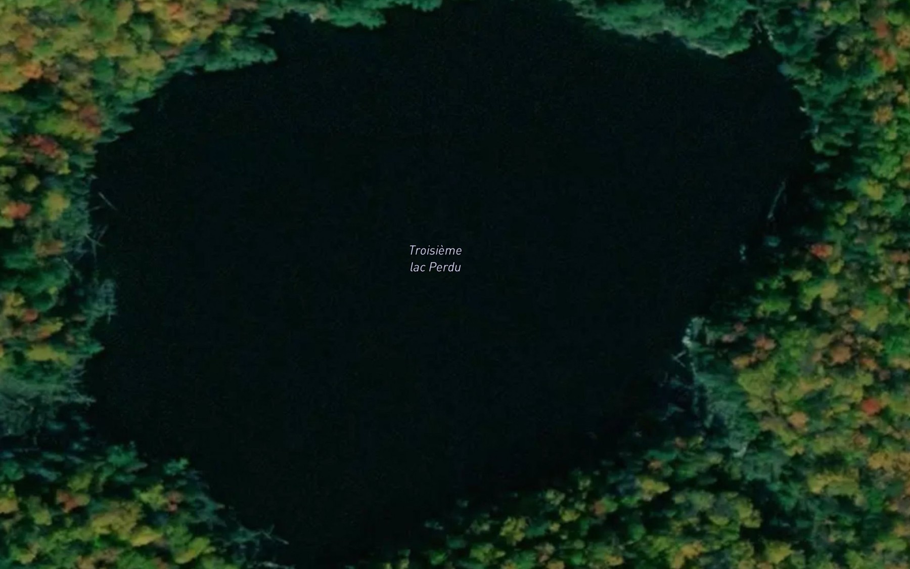 Satellite map of the Troisieme lac Perdu