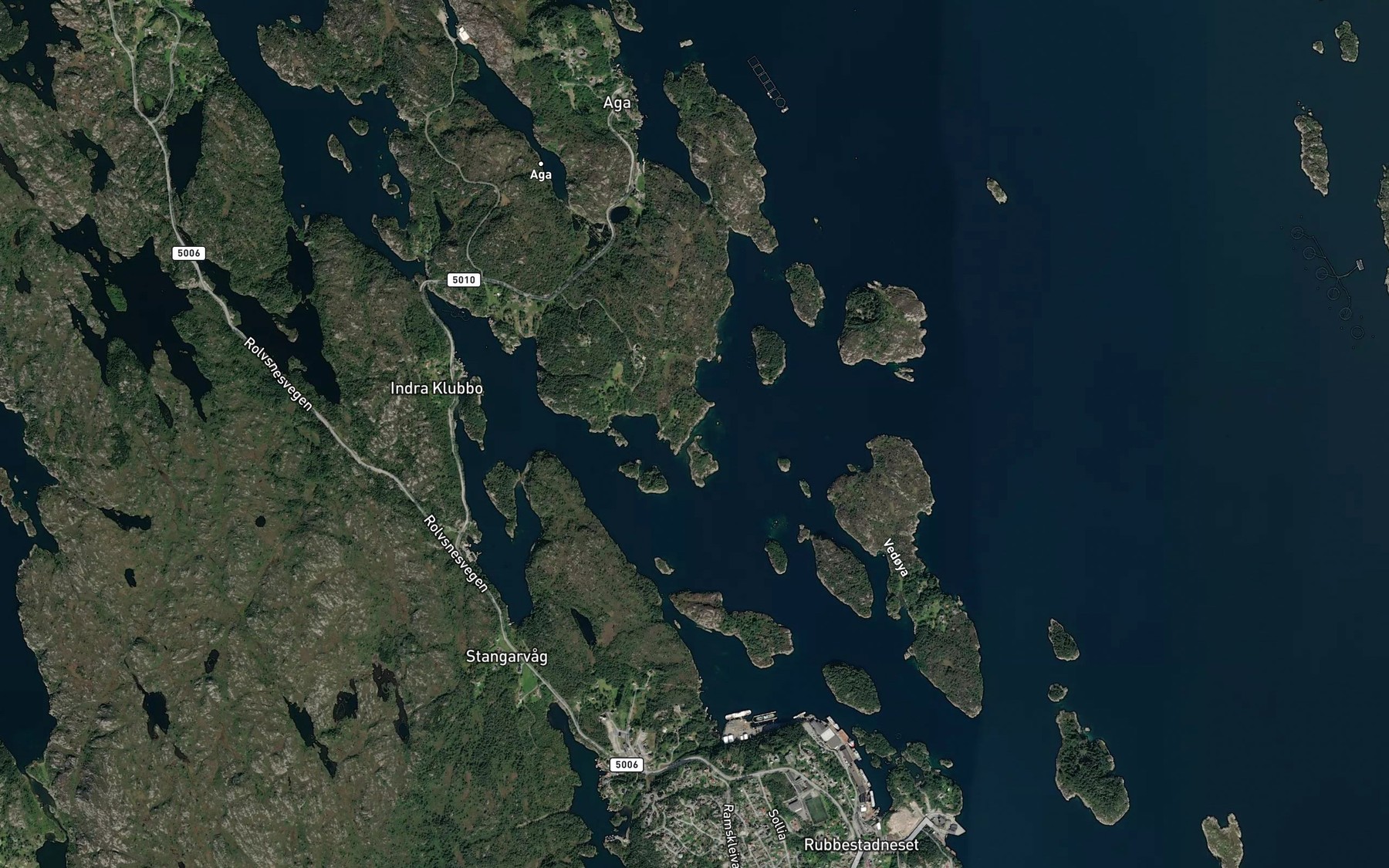 Satellite map of the Sore Breiavik