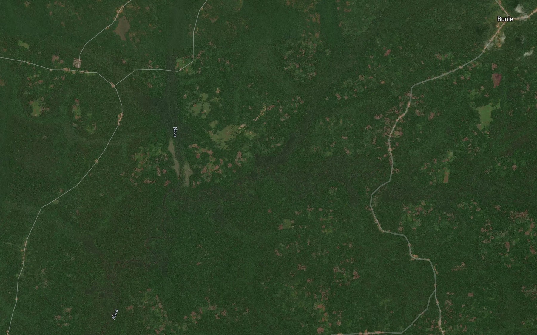 Satellite map of the Nania