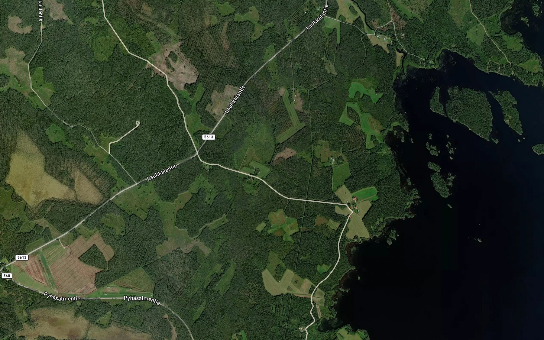Satellite map of the Ihalanpuro