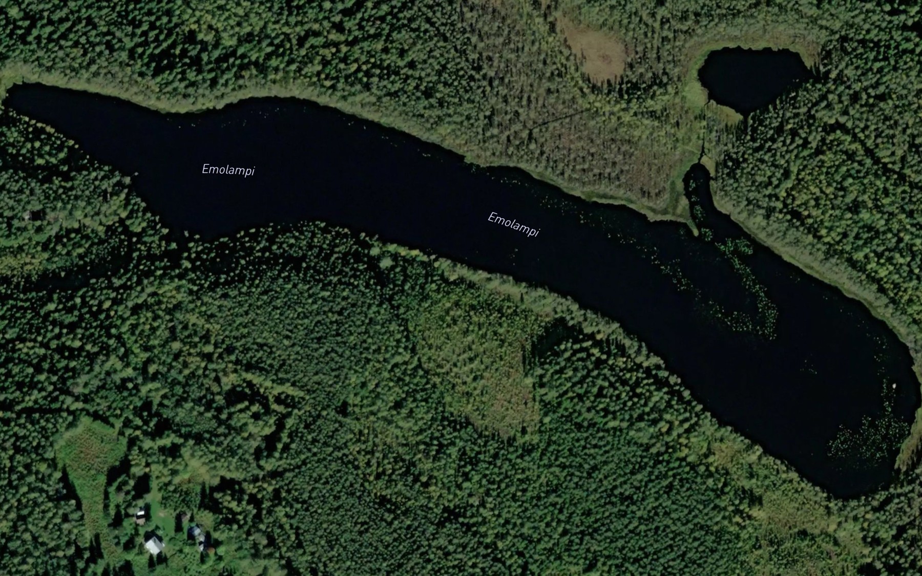 Satellite map of the Emolampi