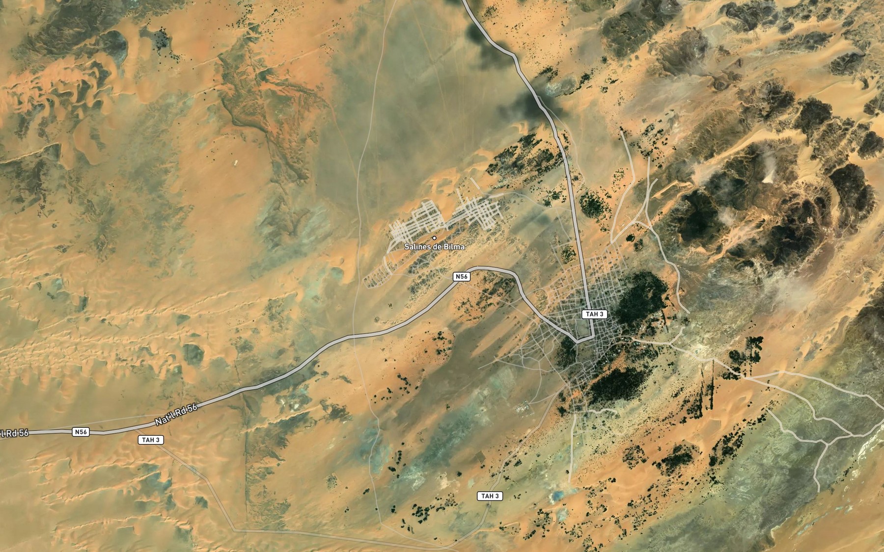 Satellite map of the Kalala