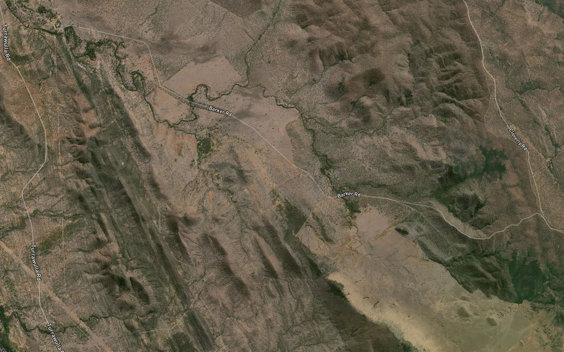 Satellite map of the Dingo Spring