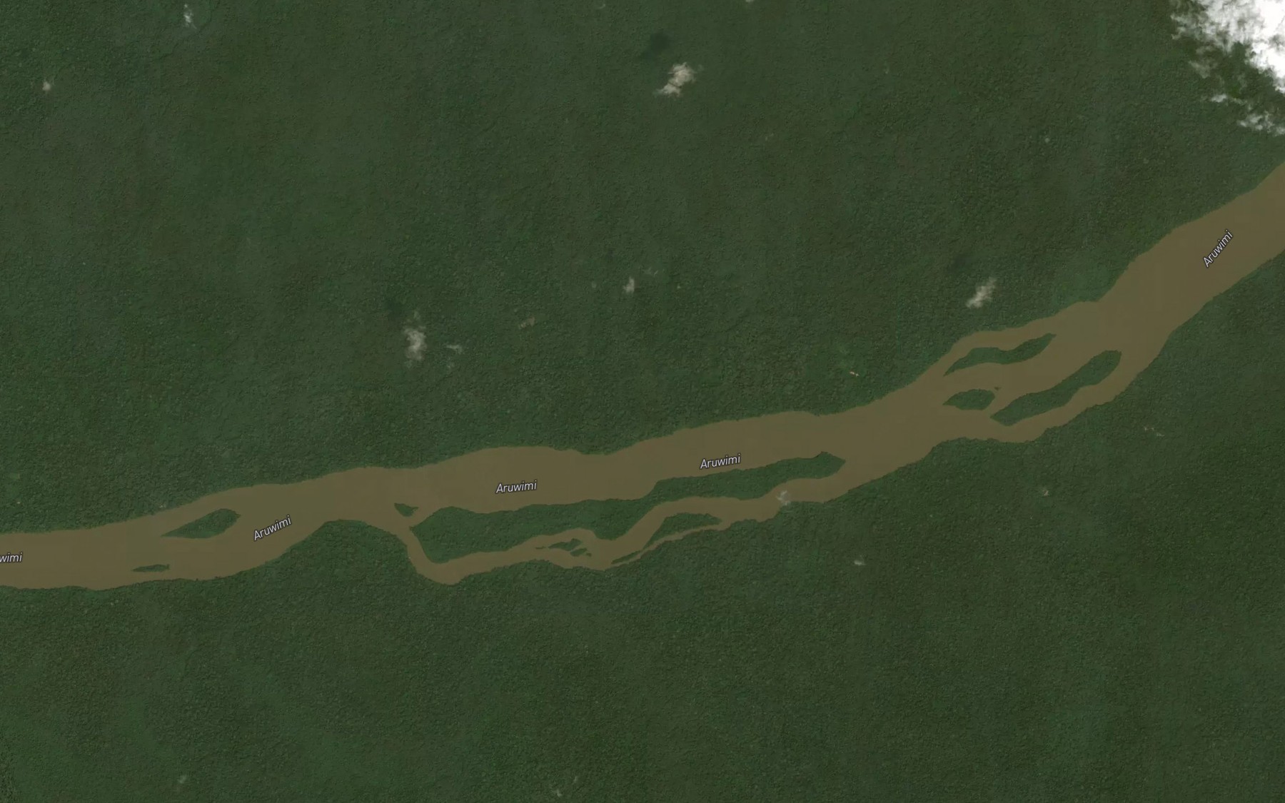 Satellite map of the Angelongela