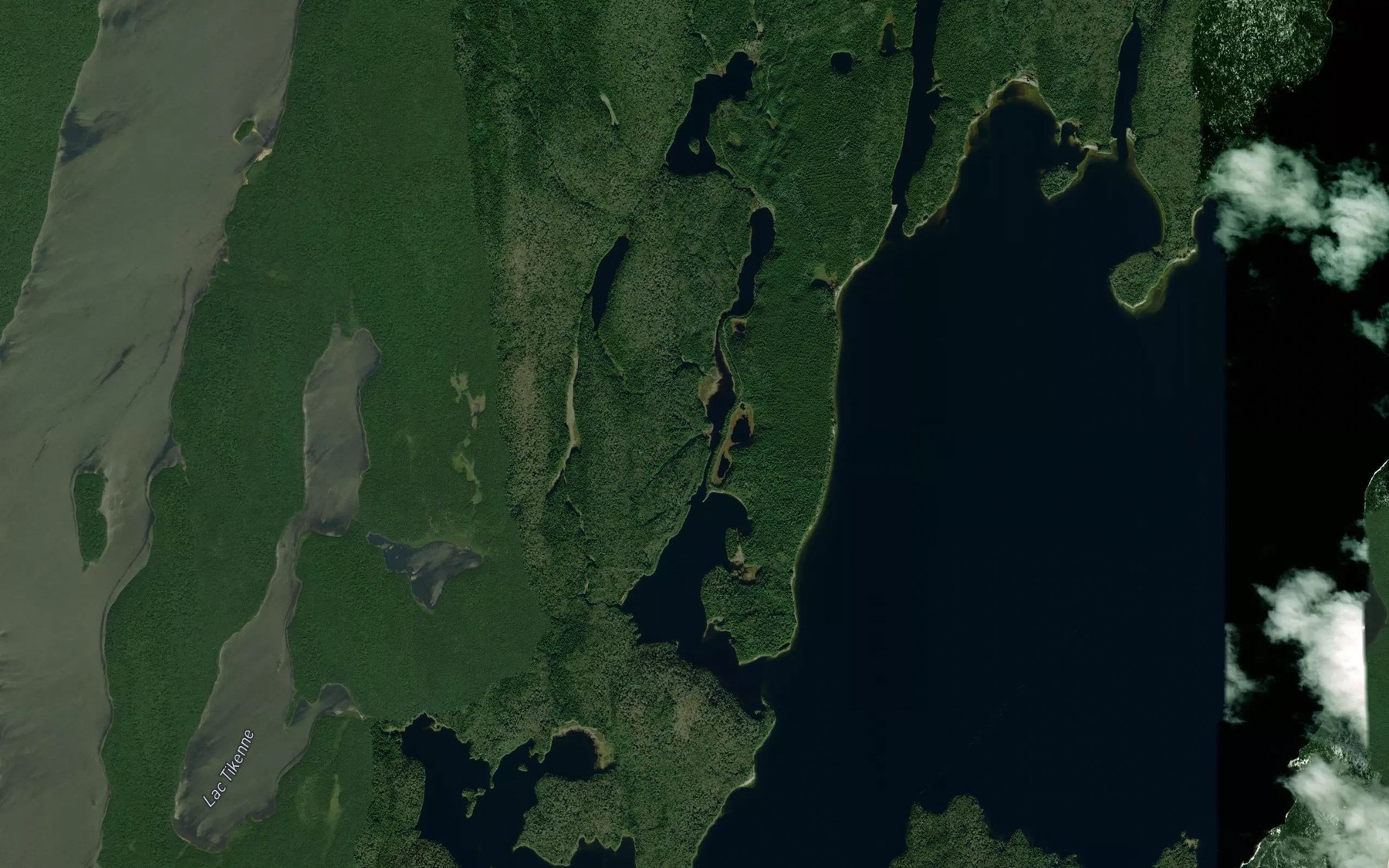 Satellite map of the Baie Cerimi