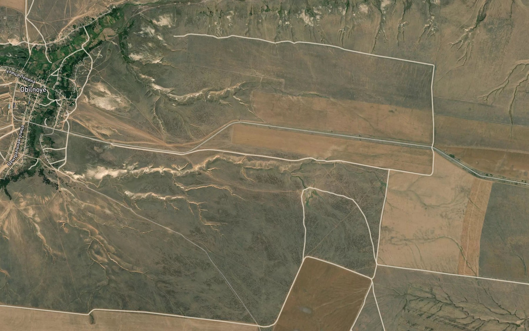 Satellite map of the Balka Glubokaya