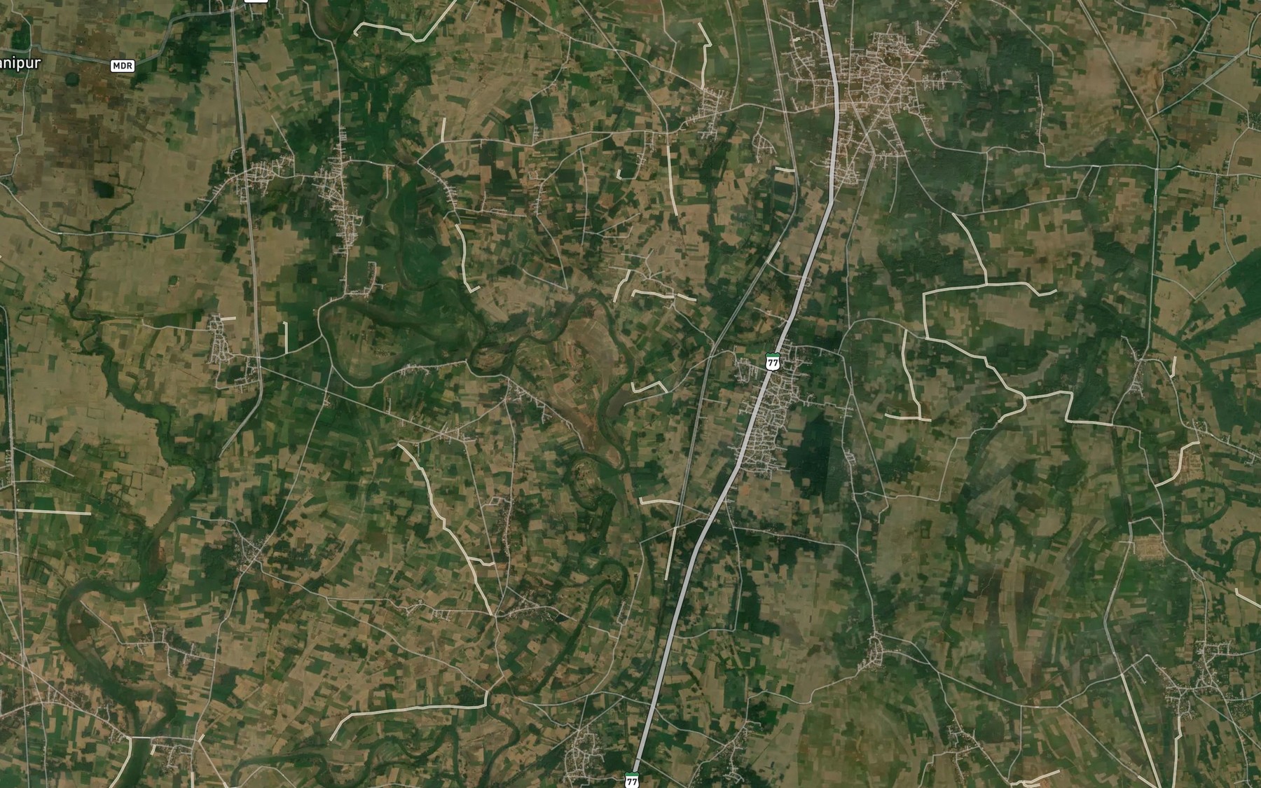 Satellite map of the Mara Kos