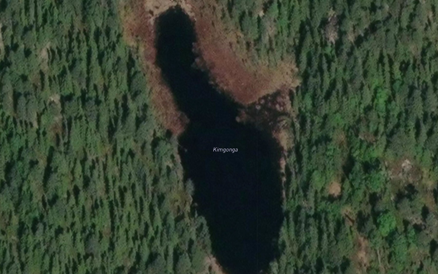 Satellite map of the Kimgonga