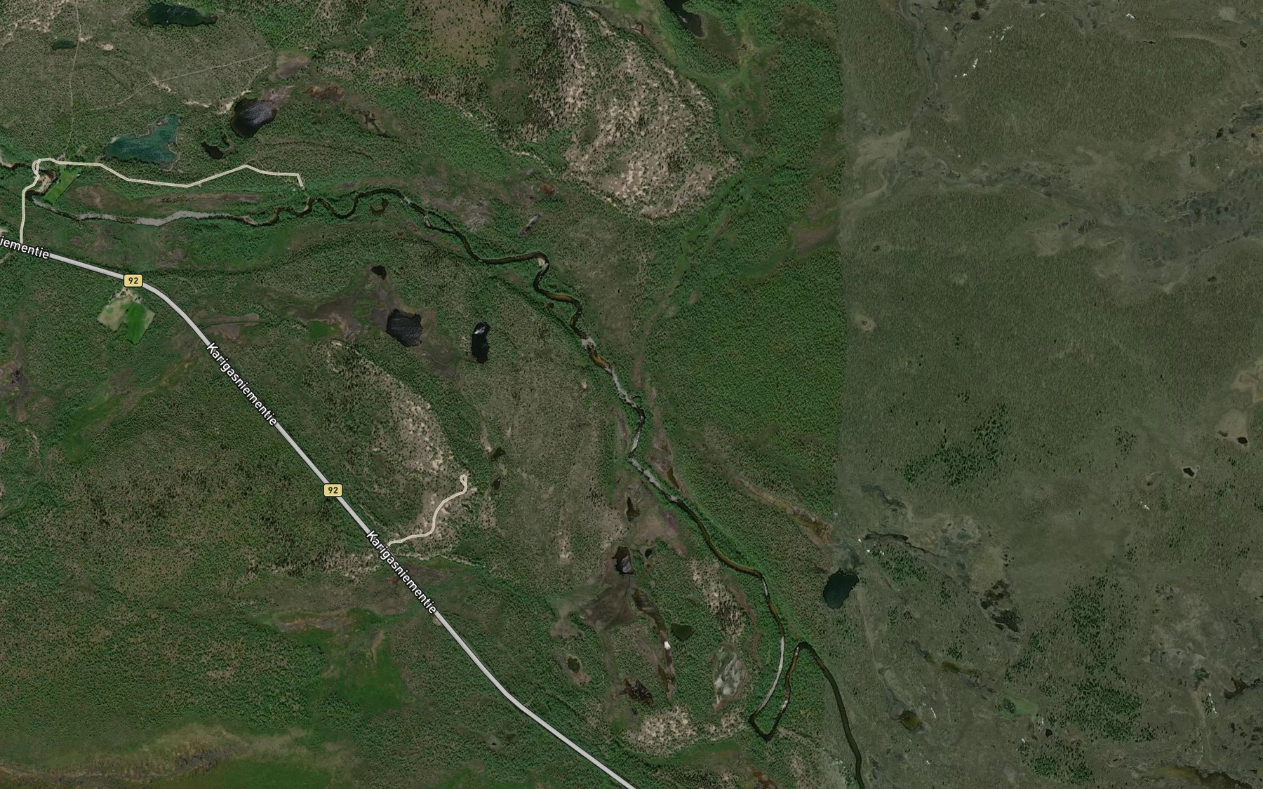 Satellite map of the Suttesaja