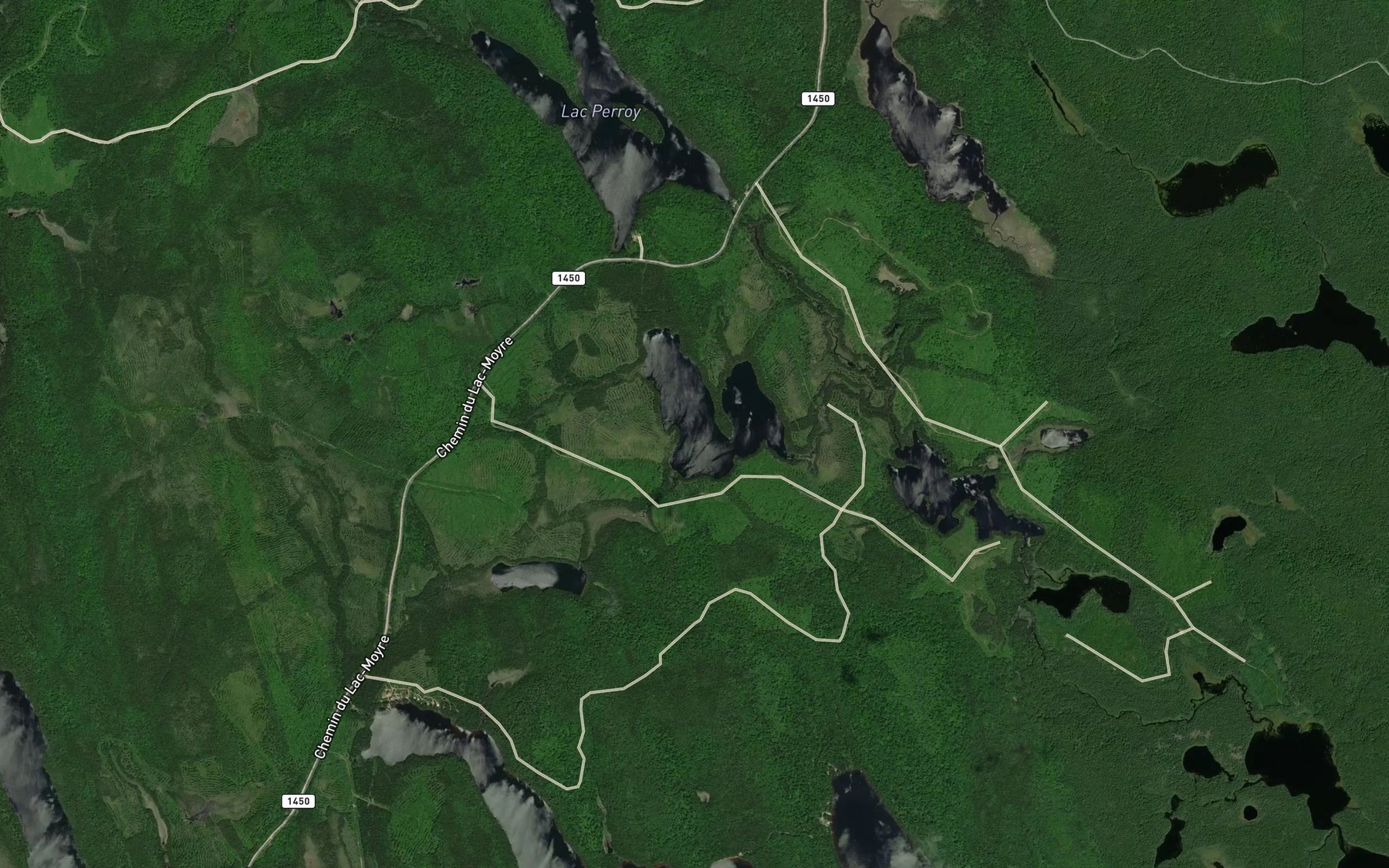 Satellite map of the Lac Kaaciniwakamacik