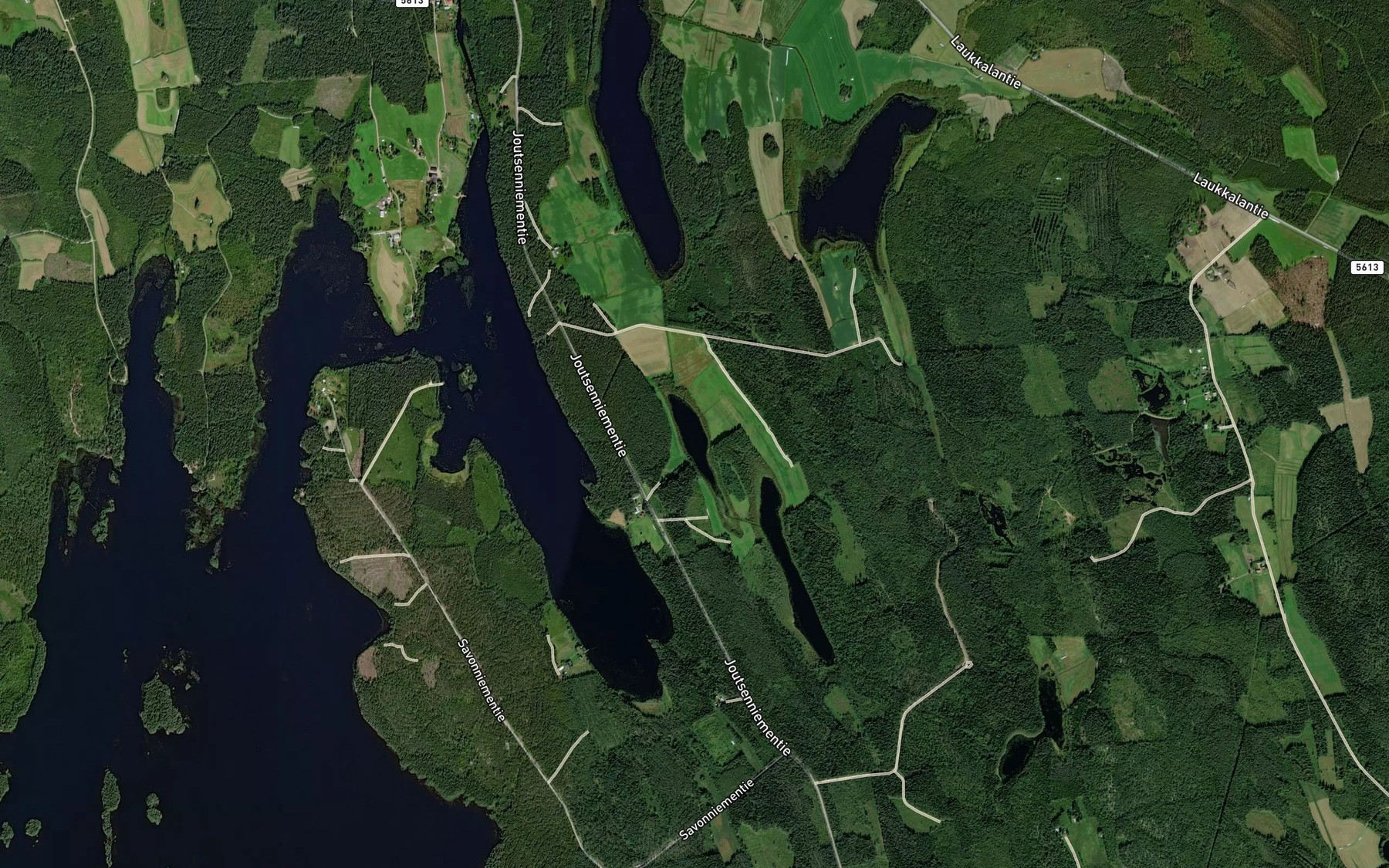 Satellite map of the Kannaksenlampi