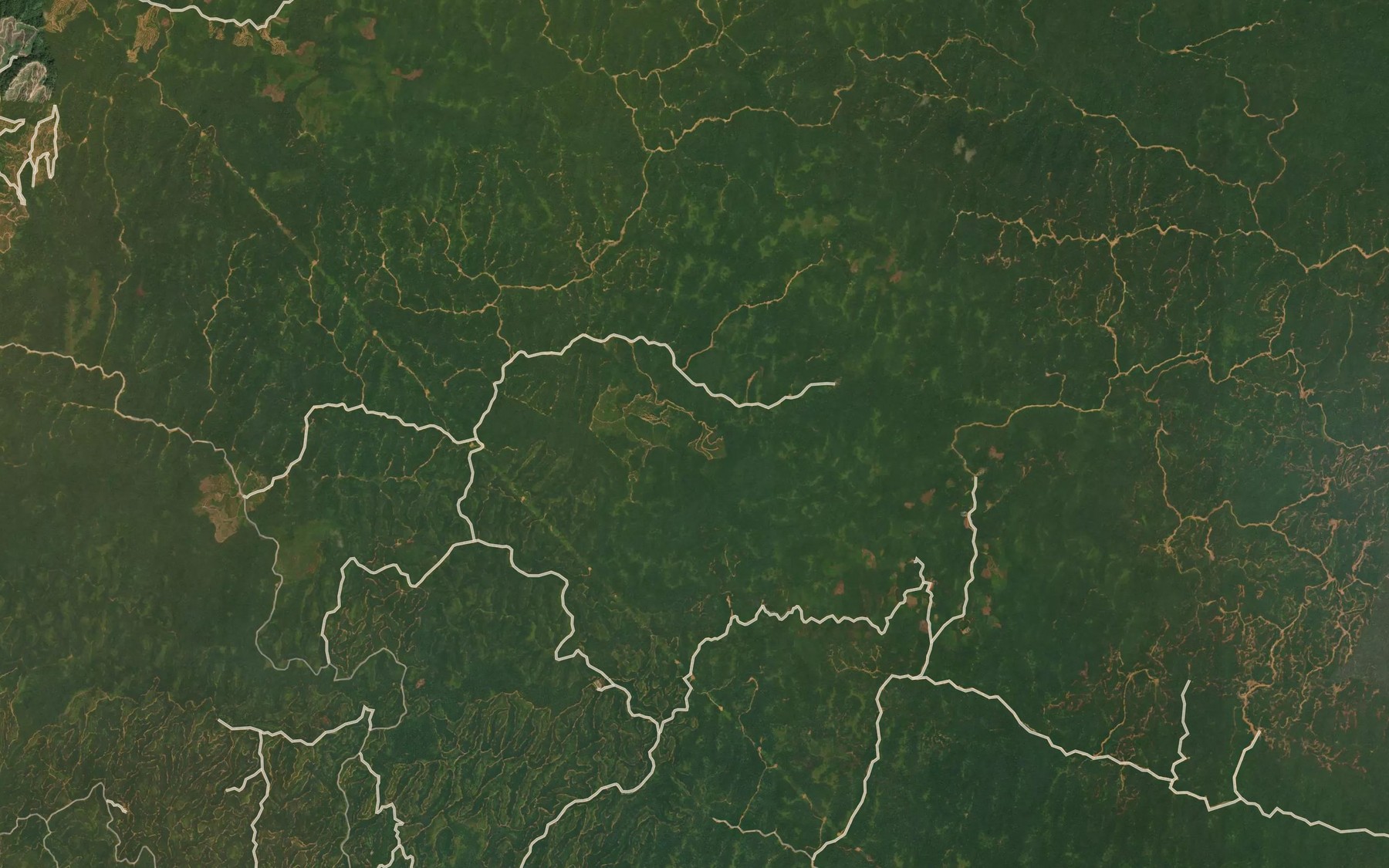 Satellite map of the Sungai Tekoyong