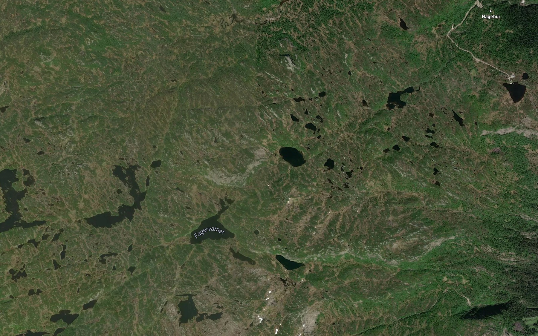 Satellite map of the Strandetjonnbekken
