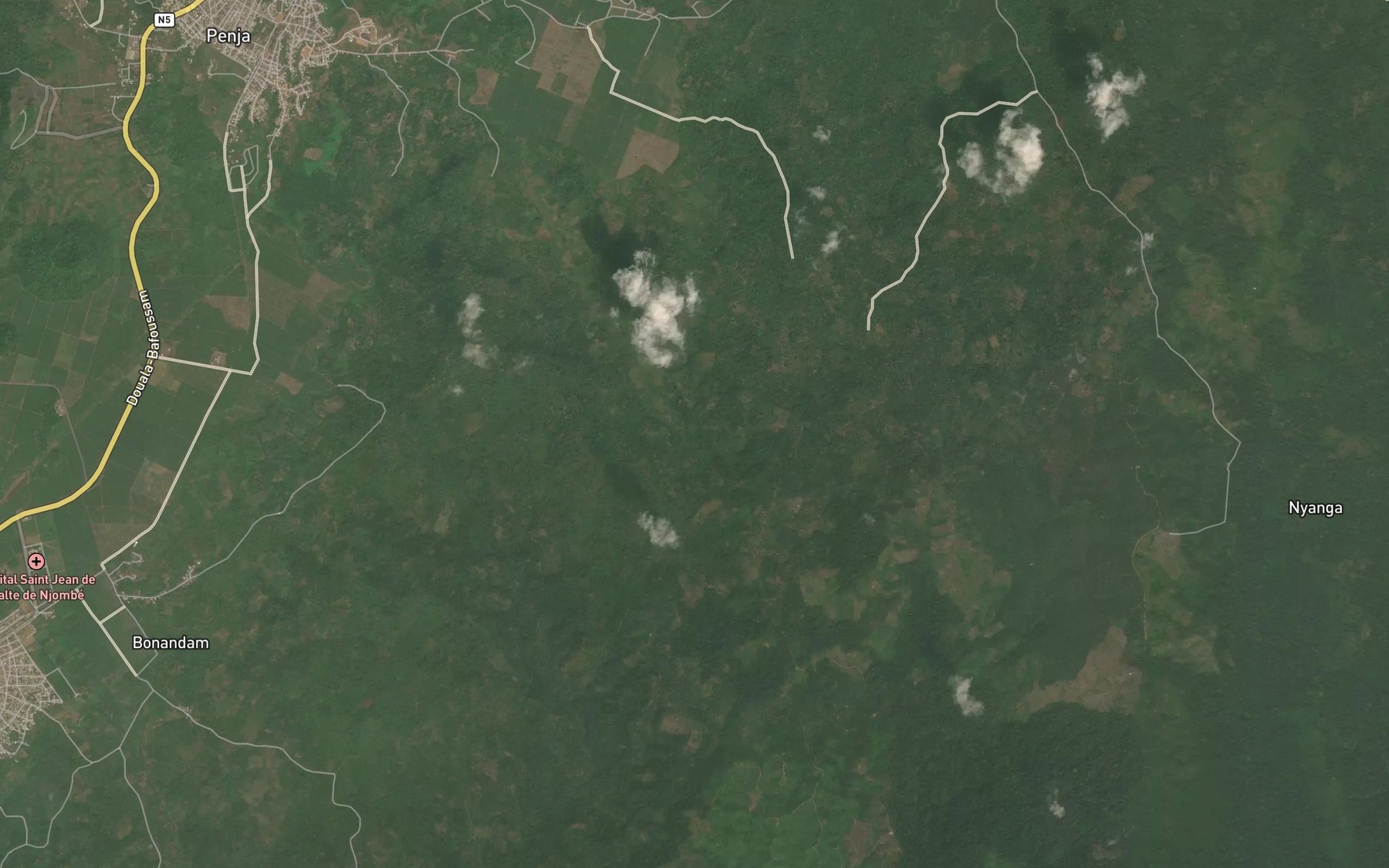 Satellite map of the Singa
