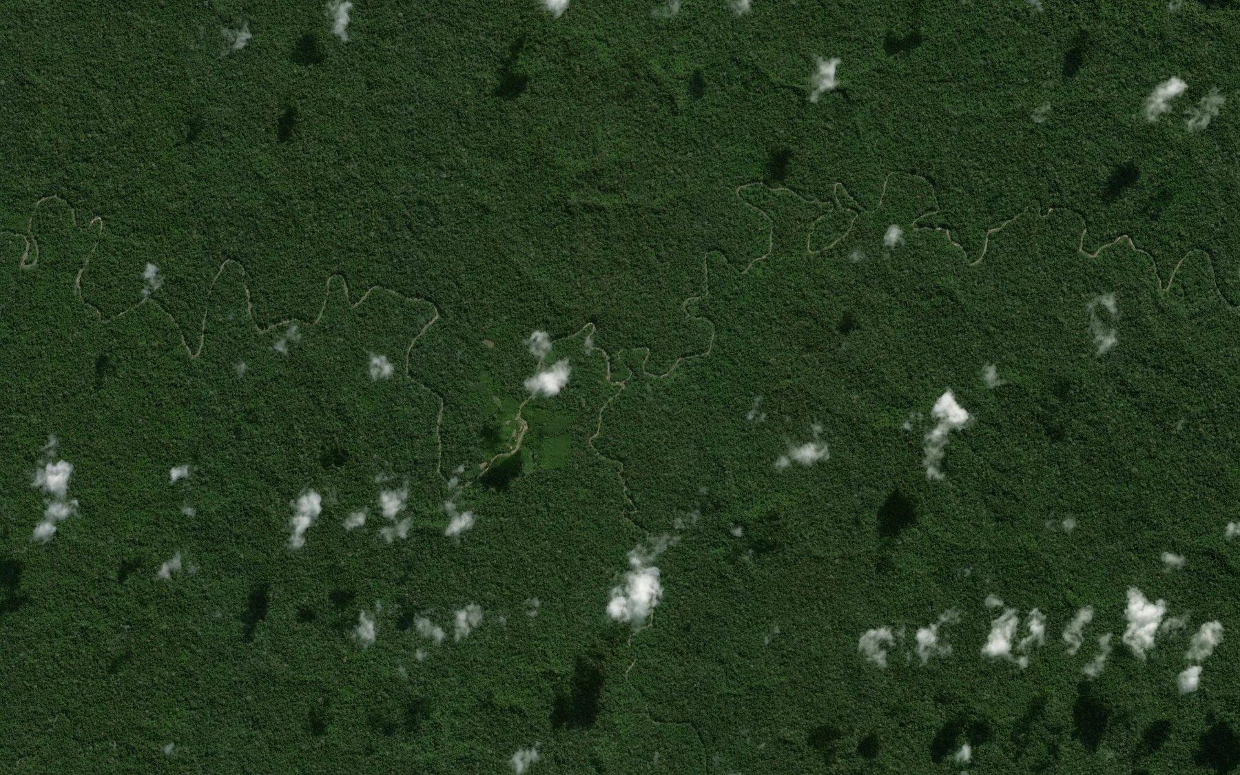 Satellite map of the Rio Bacayo