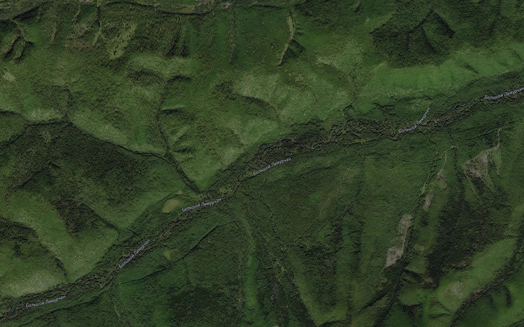 Satellite map of the Parallel'nyy