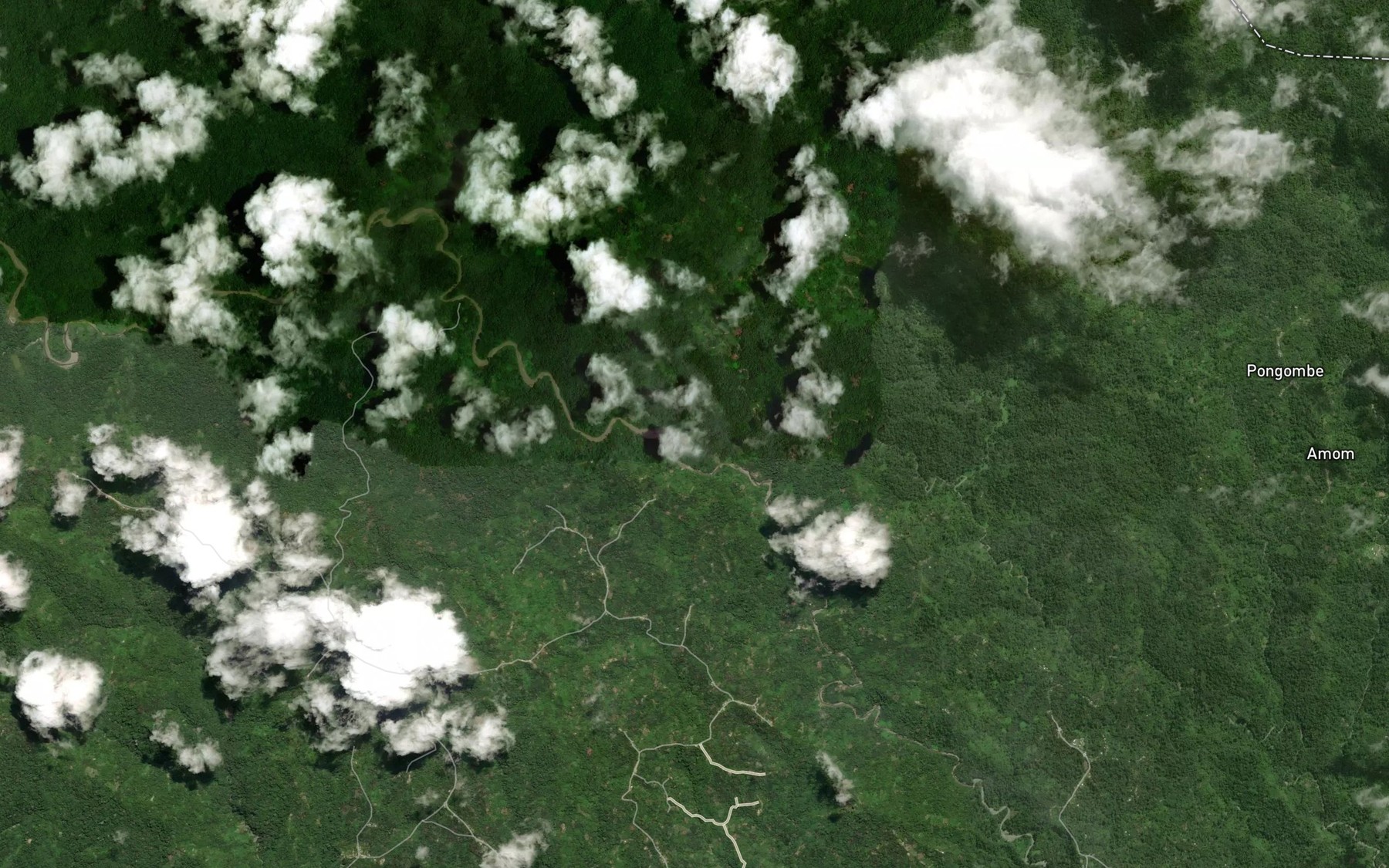 Satellite map of the Himali Creek