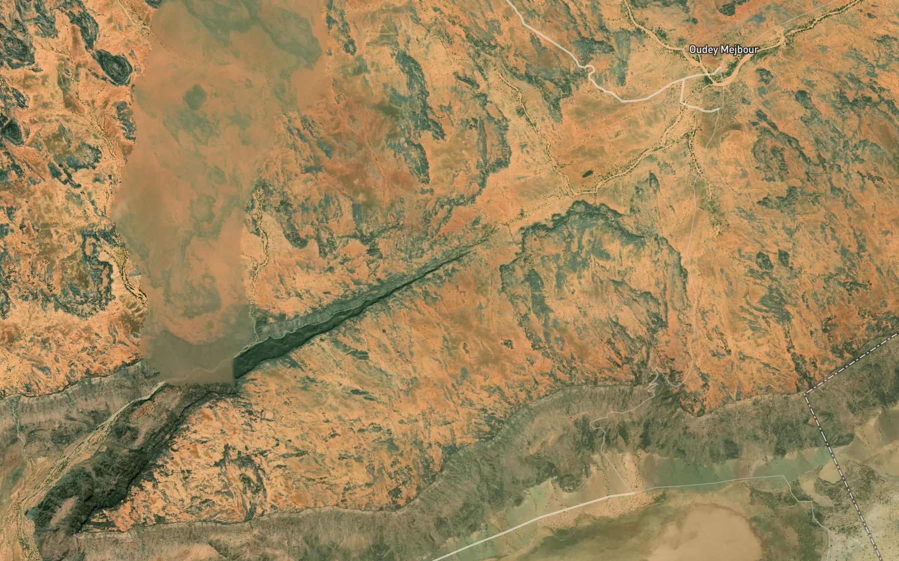 Satellite map of the Iriji Berouagh