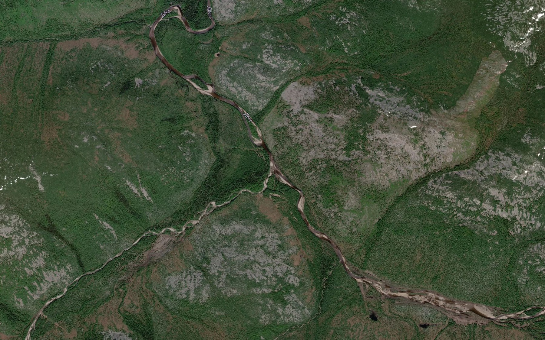 Satellite map of the Tola
