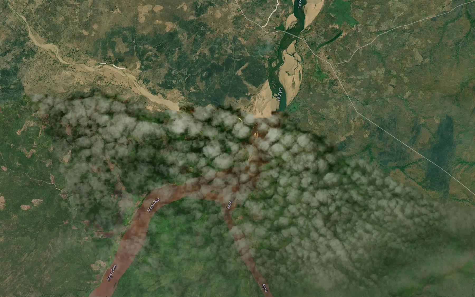Satellite map of the Mayo Waltesse