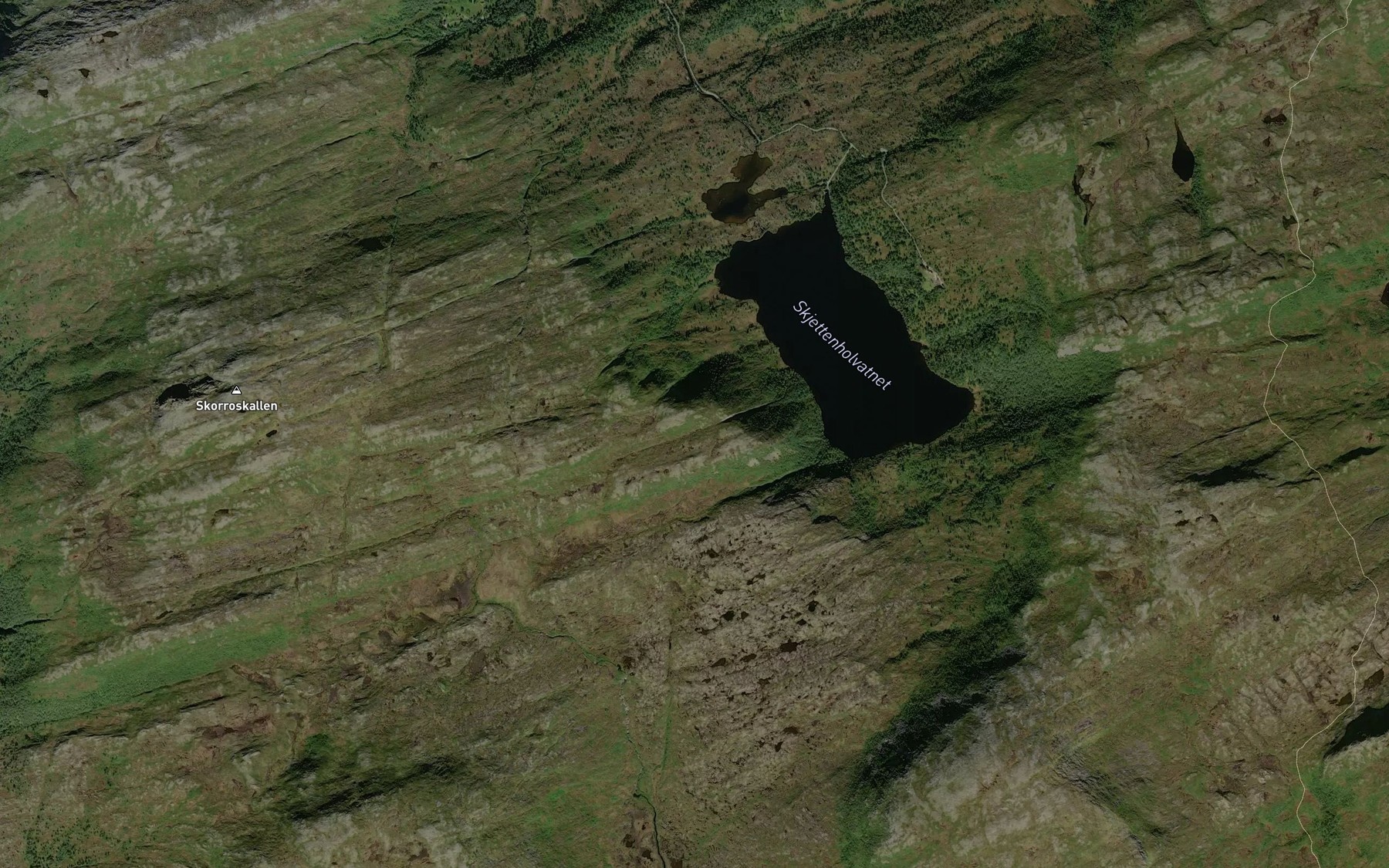 Satellite map of the Perslaettbekken