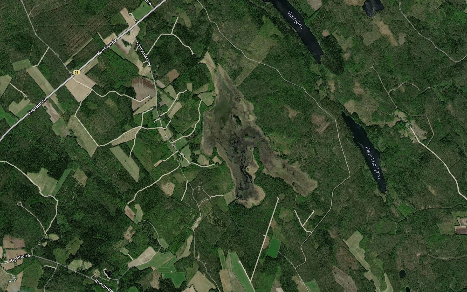 Satellite map of the Sarkijarvi