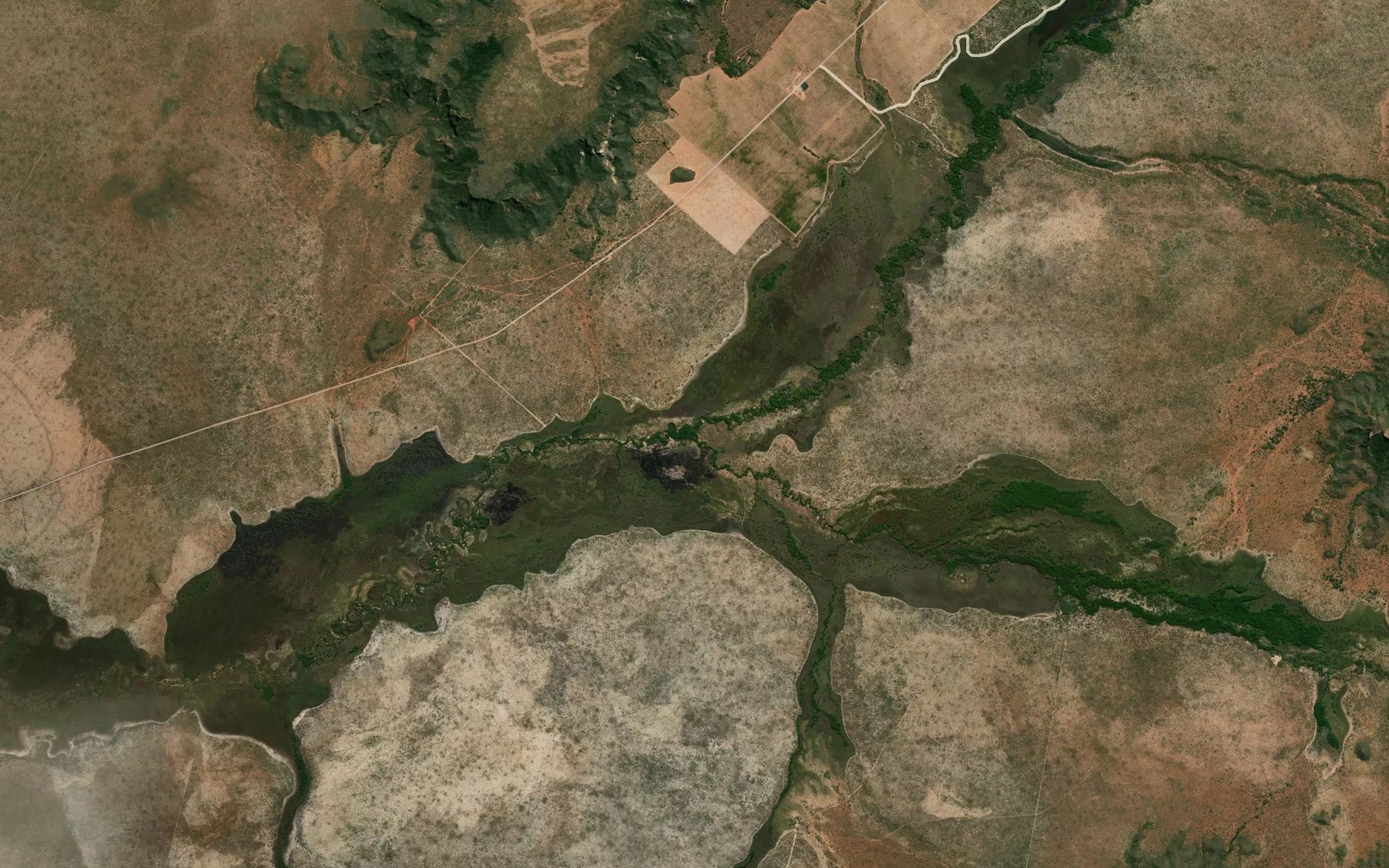 Satellite map of the Corrego Fundo