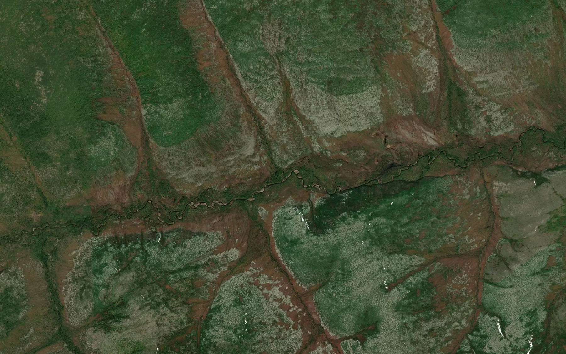 Satellite map of the Mutnyy