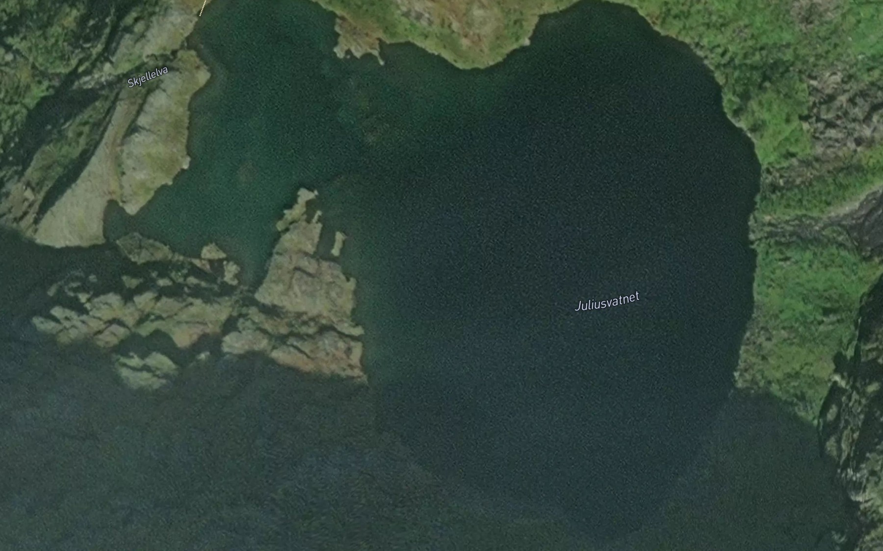 Satellite map of the Juliusvatnet
