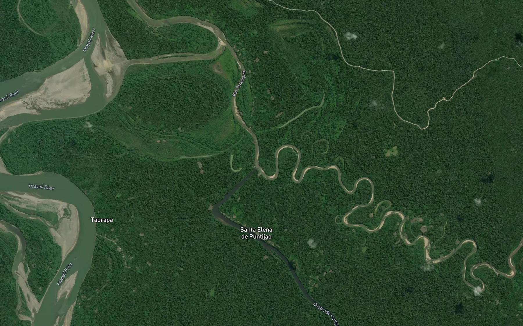 Satellite map of the Rio Cohengu