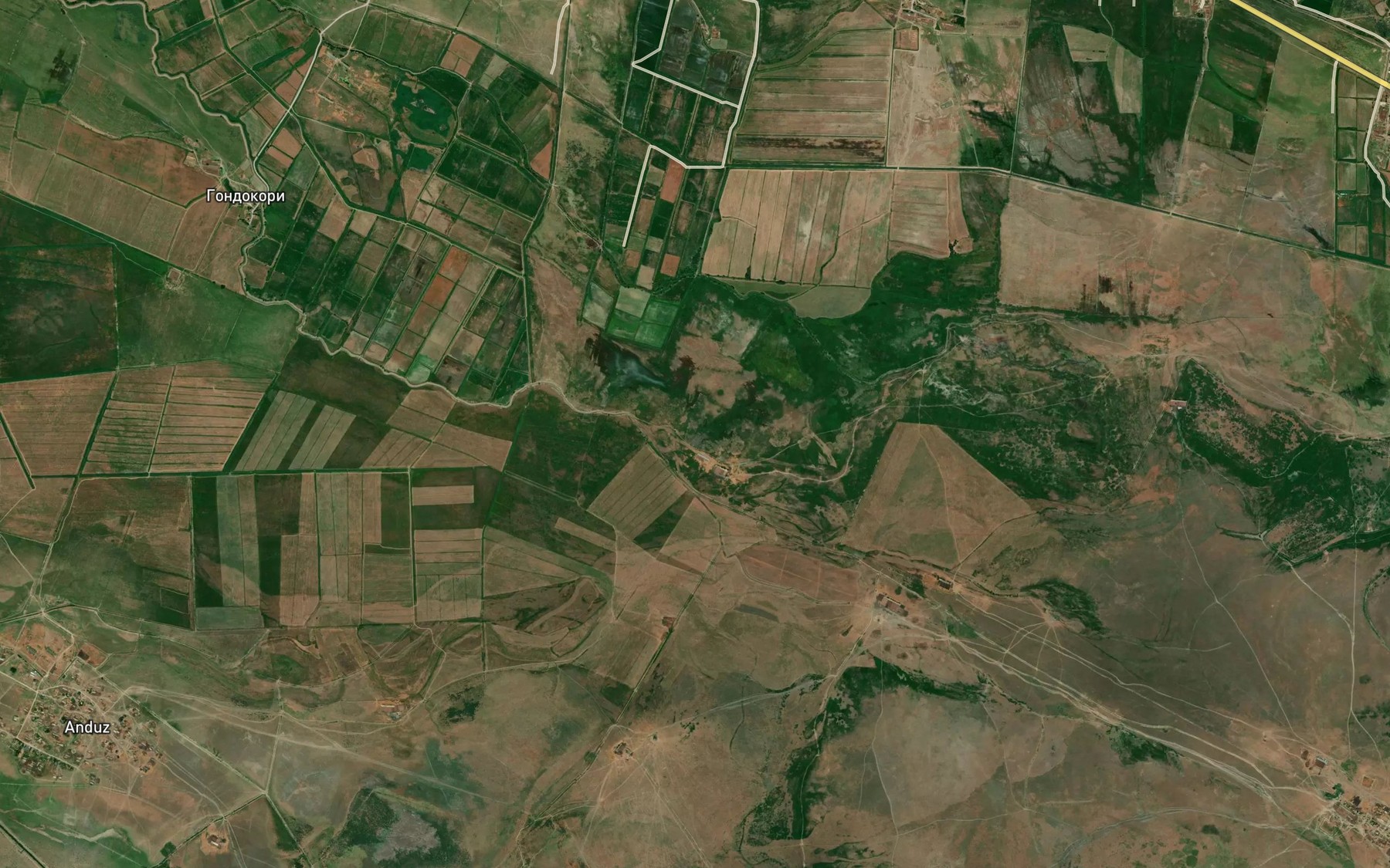 Satellite map of the Kanal Dzhanakayayryk