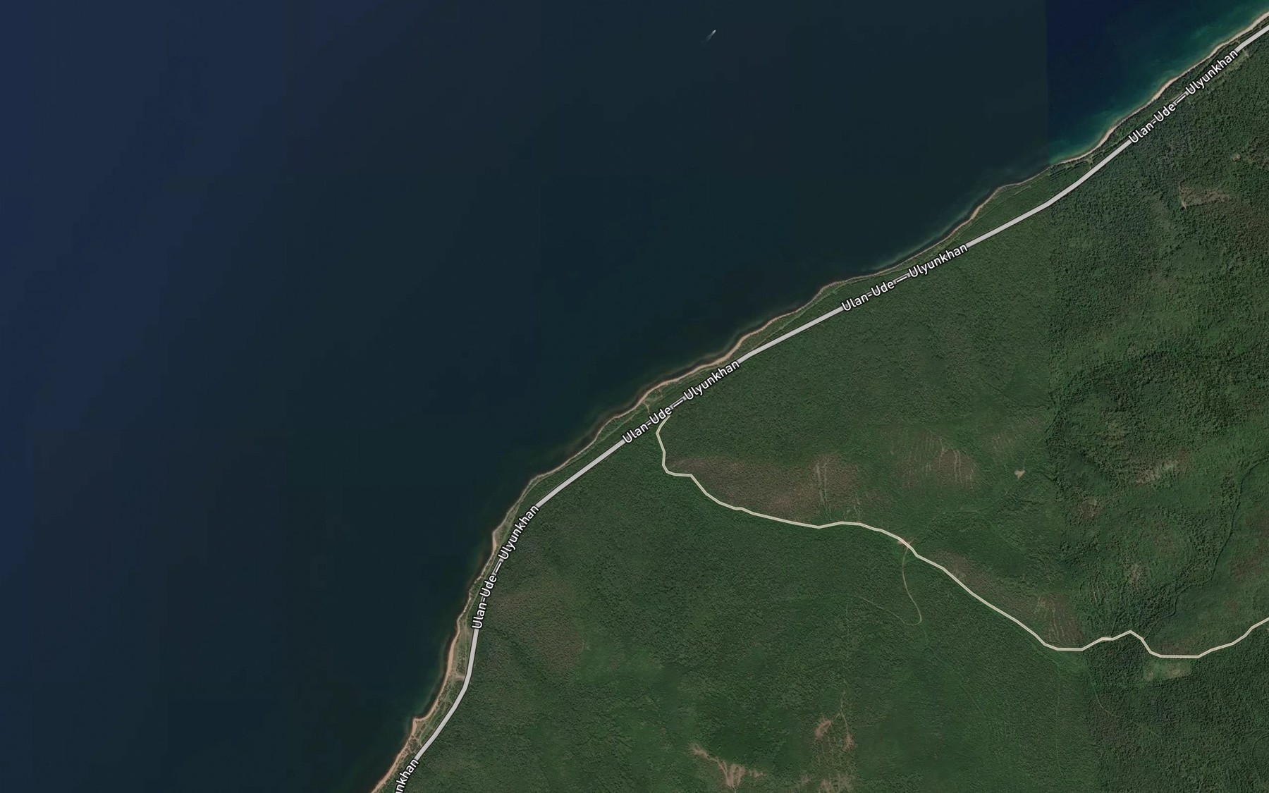 Satellite map of the Berezovyy