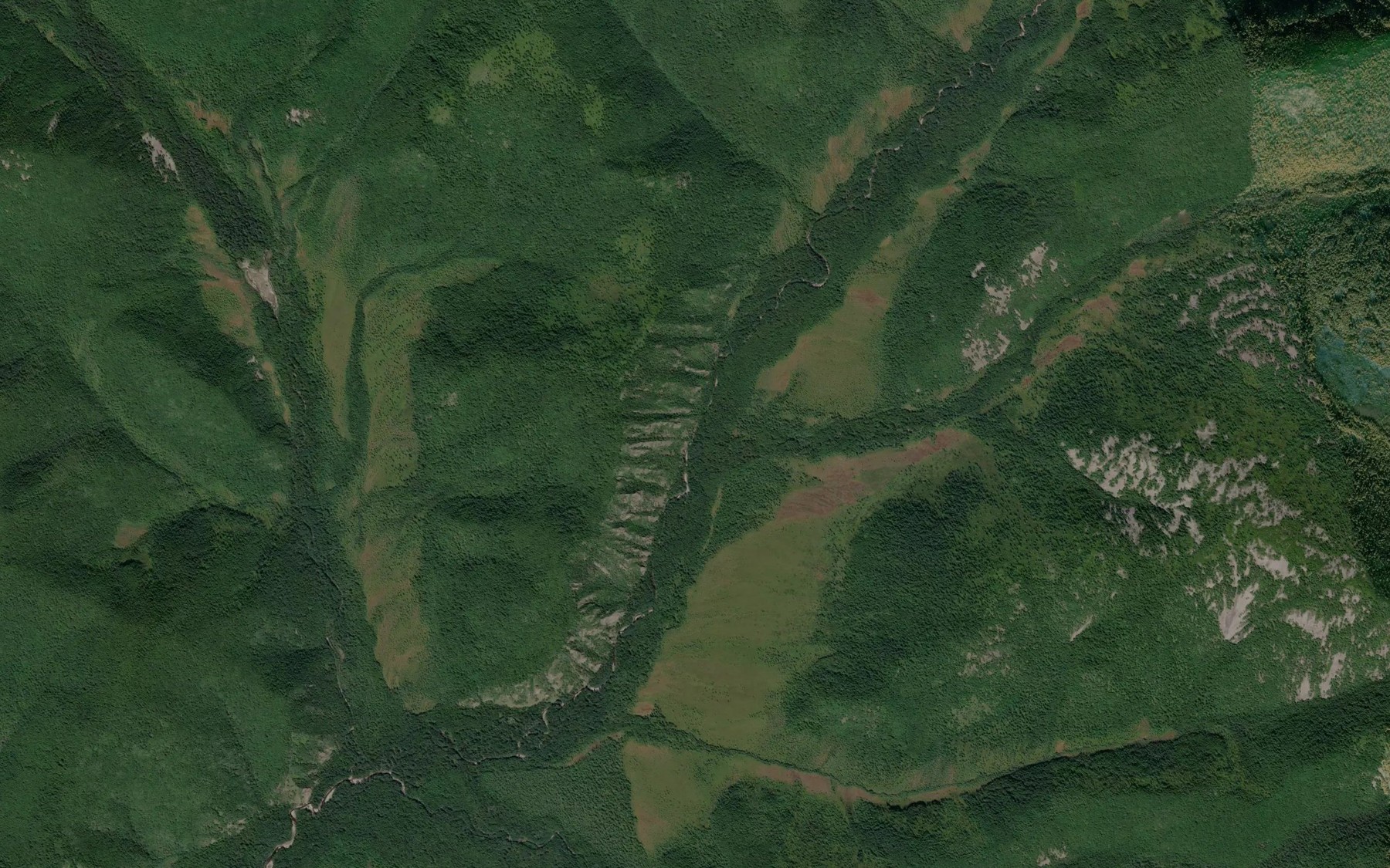 Satellite map of the Sikag