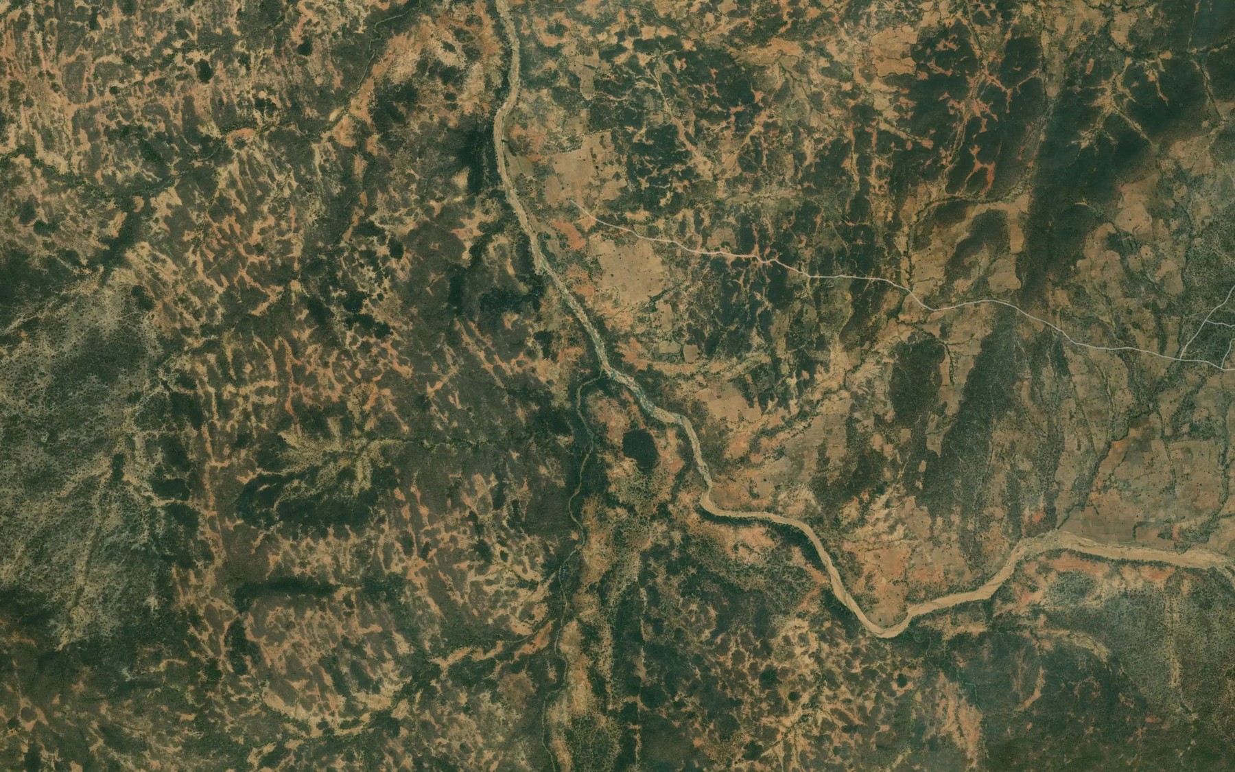 Satellite map of the River Gulbin Gindi