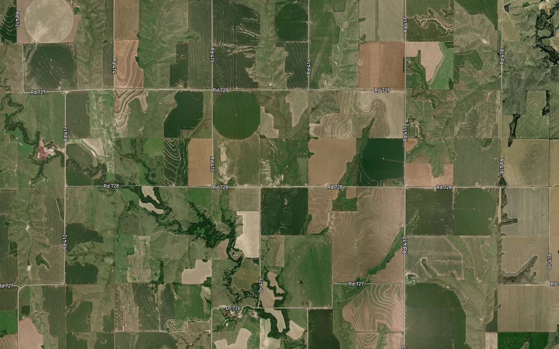 Satellite map of the Gross Reservoir Number 1