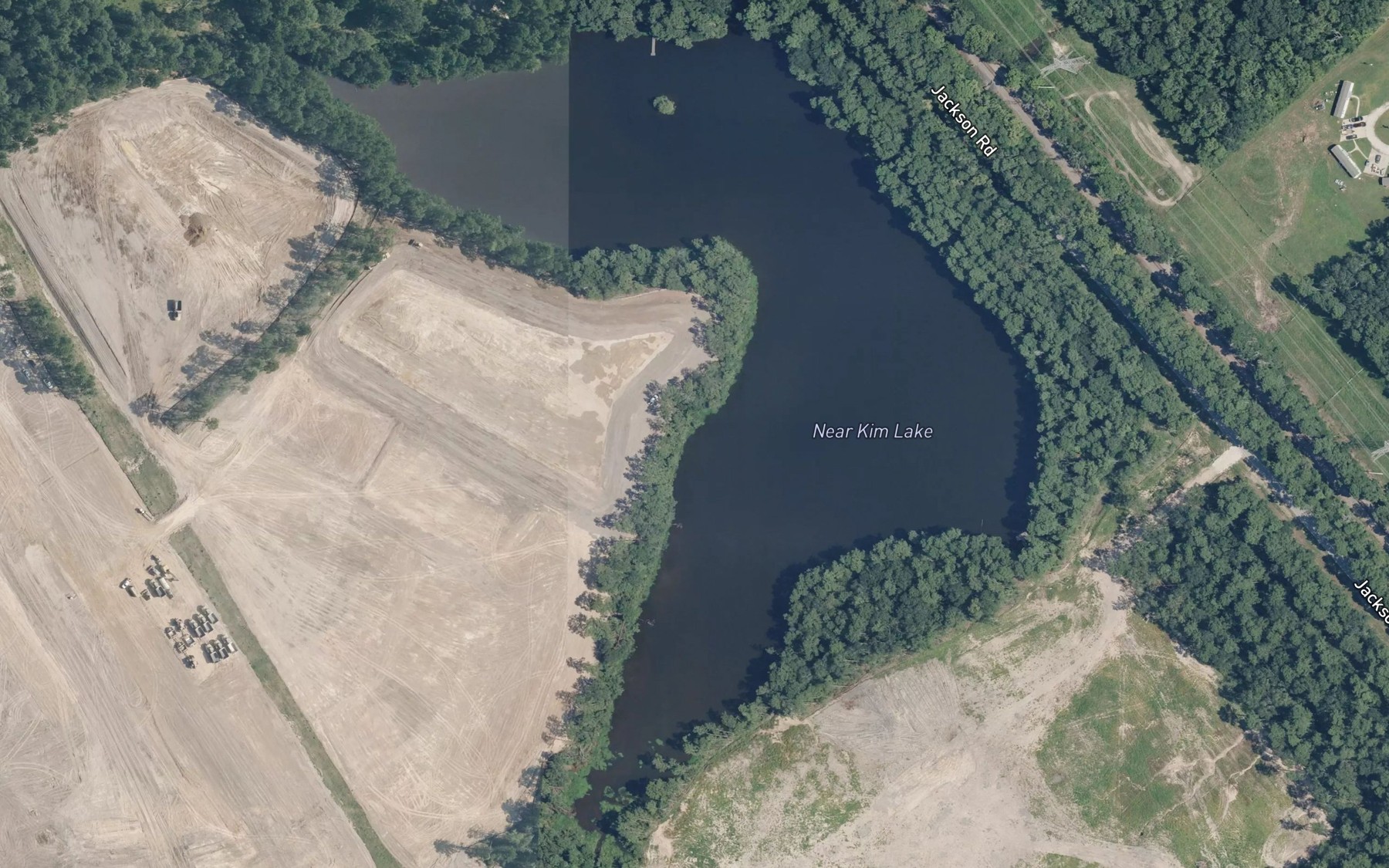 Satellite map of the Near Kim Lake