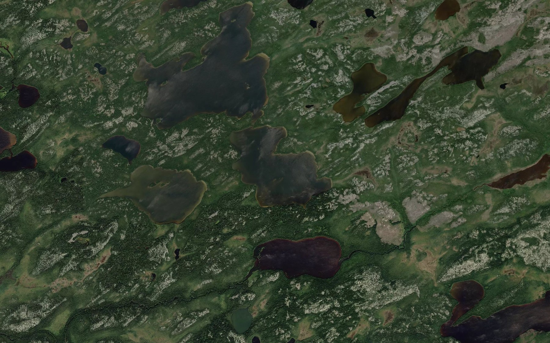 Satellite map of the Lac Katakutawchitin
