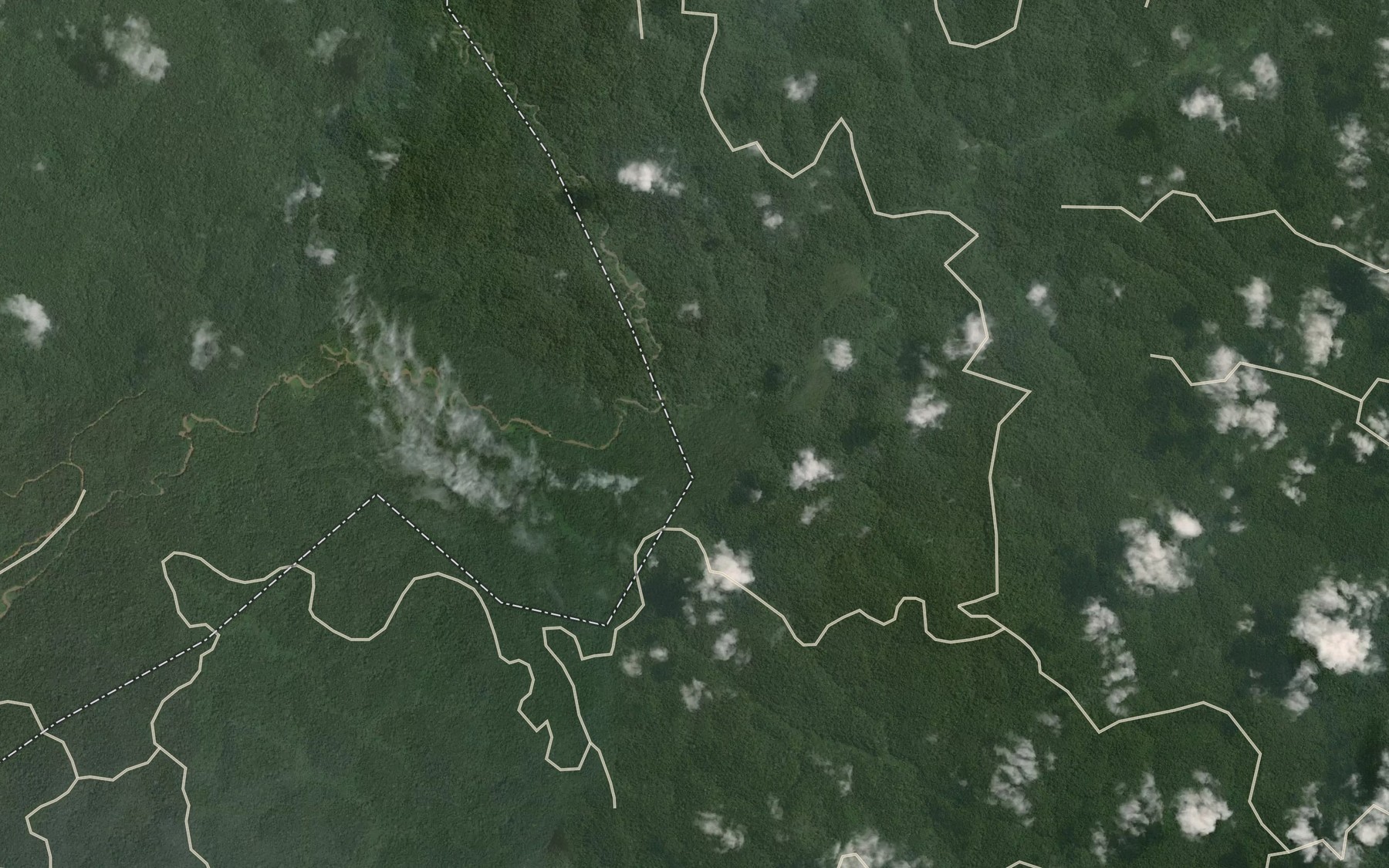 Satellite map of the Moaba