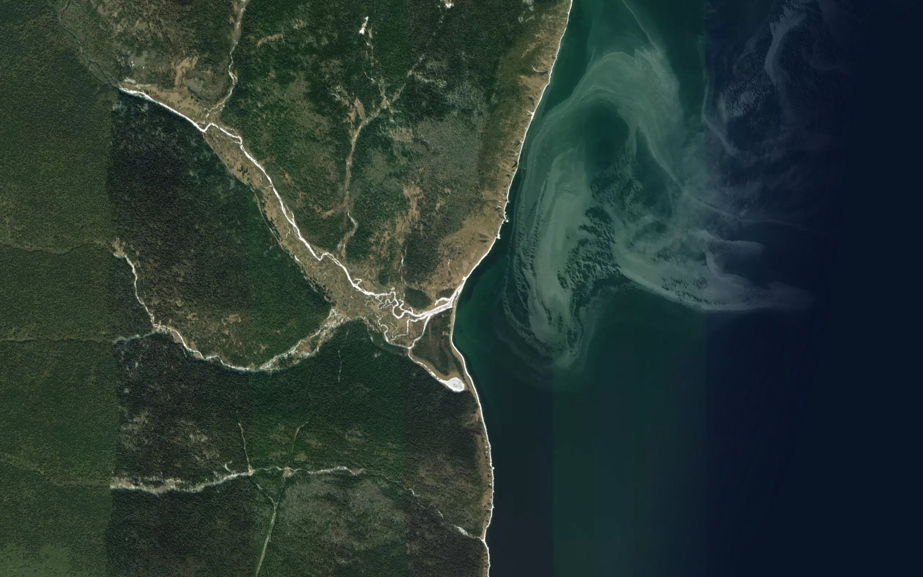 Satellite map of the Lugovaya