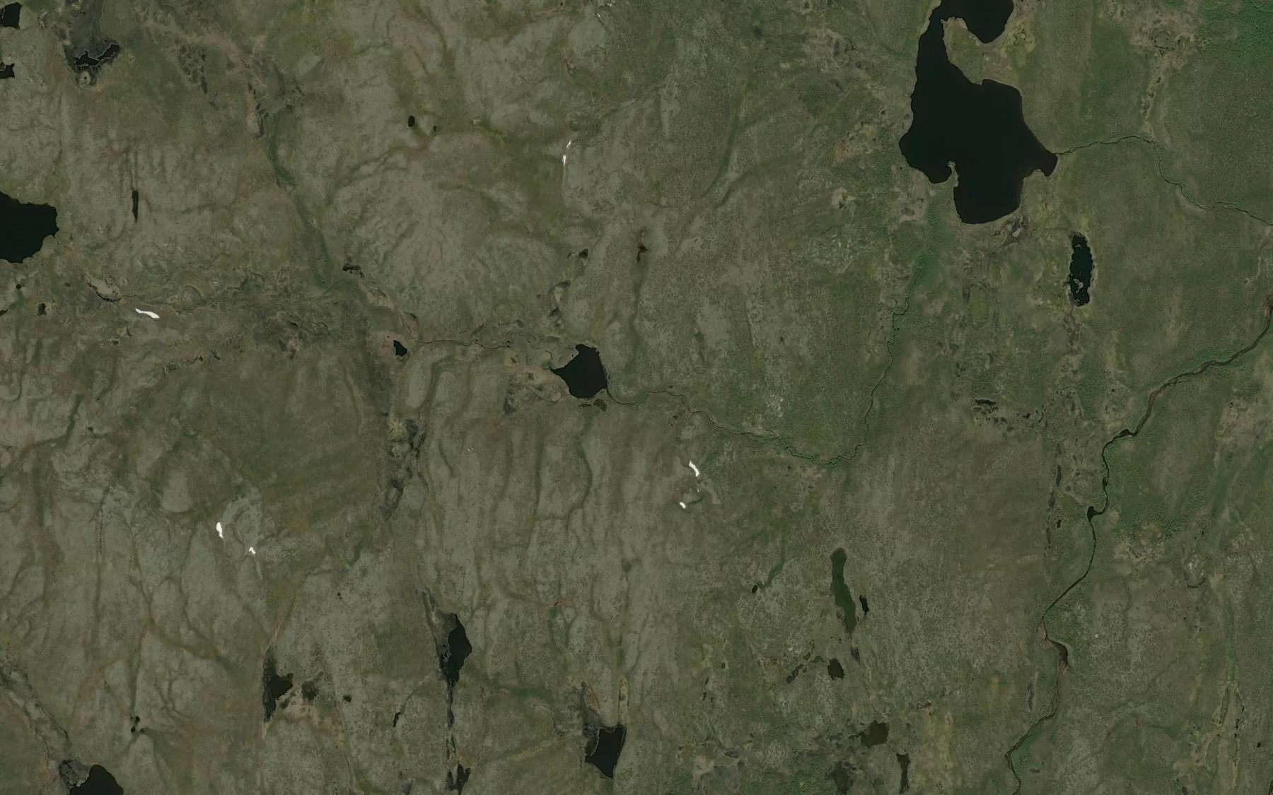 Satellite map of the Lullehiidjakka